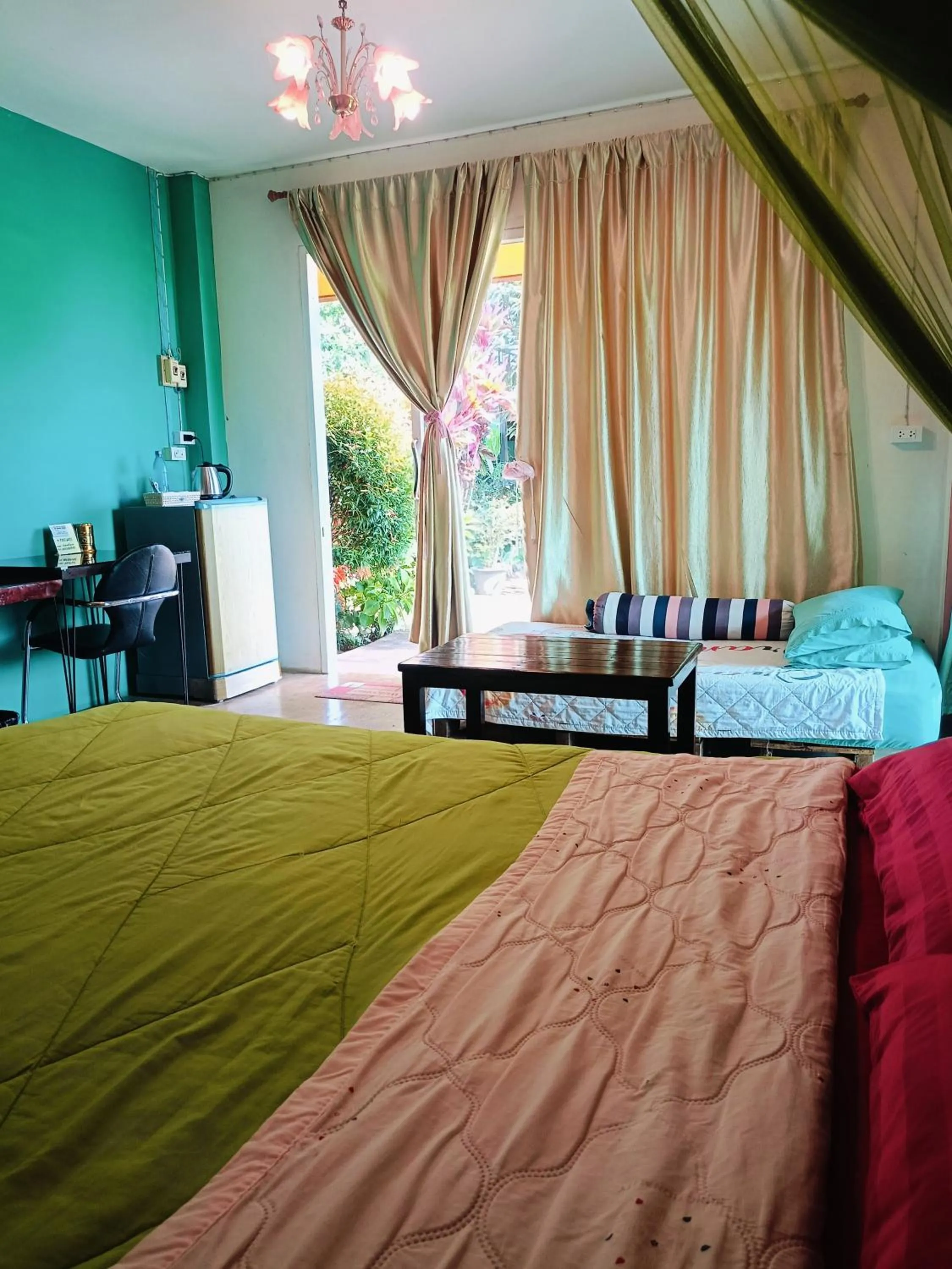 Bed in Six Nature Resort