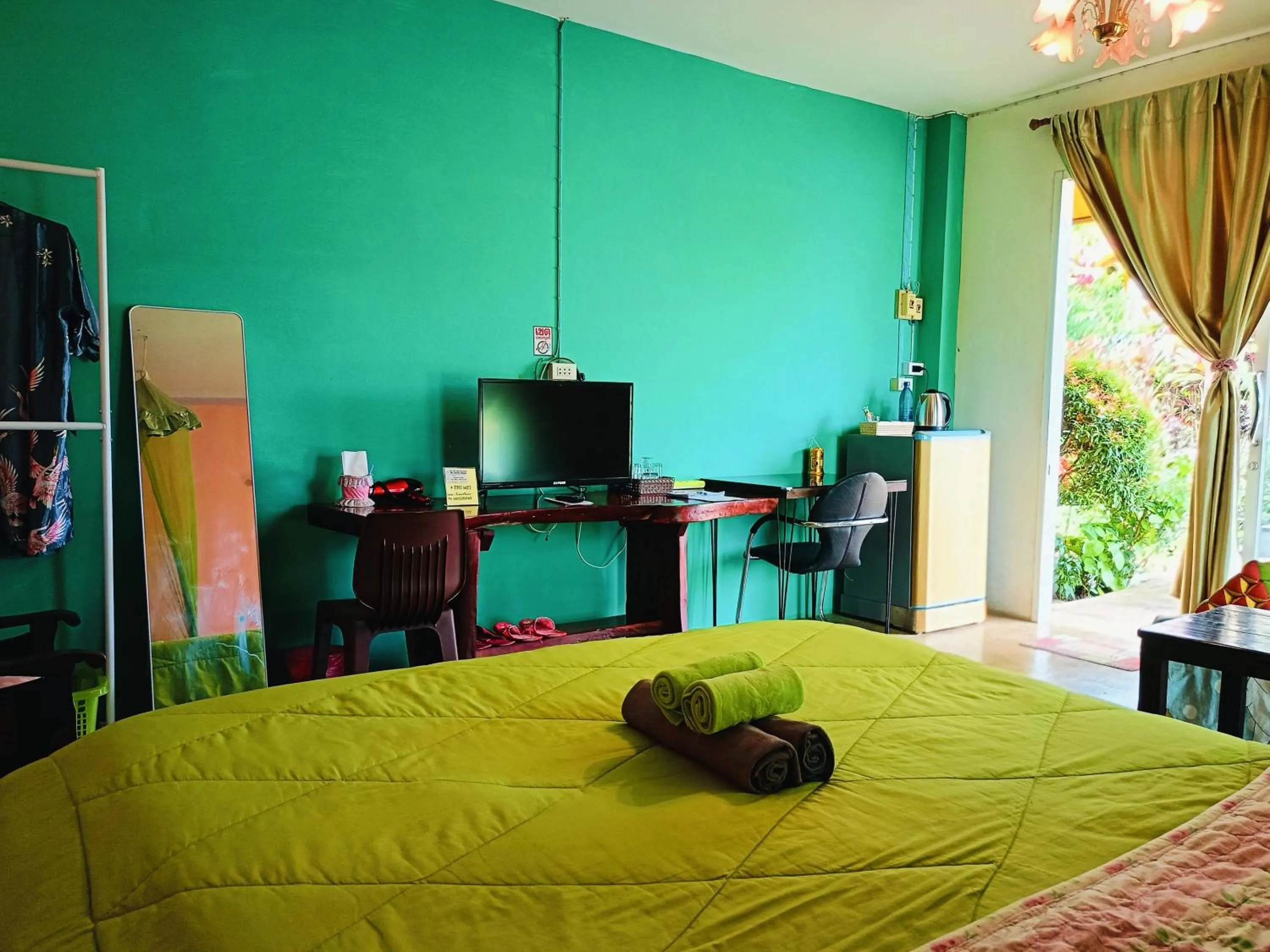 Bed in Six Nature Resort