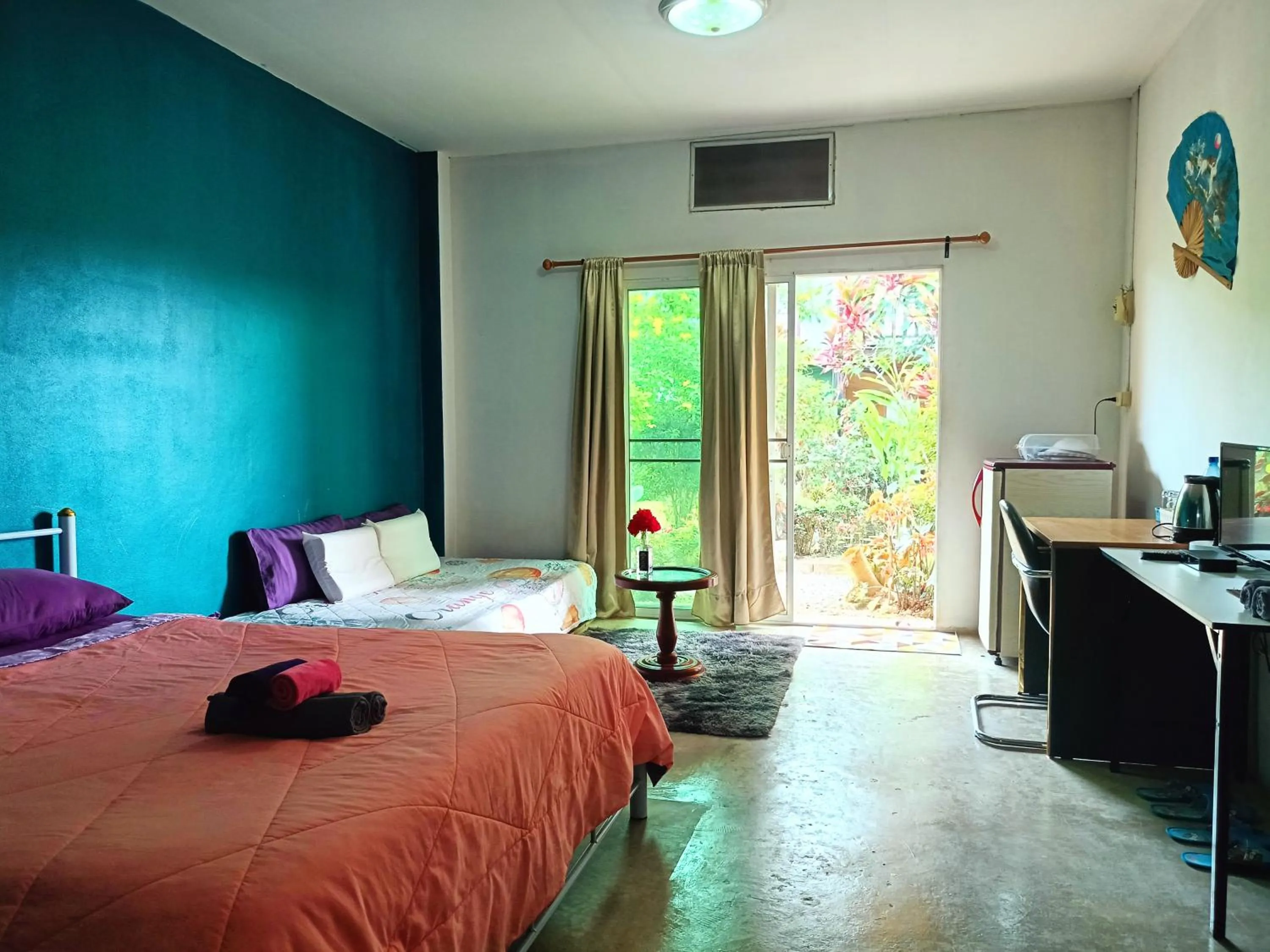 Bed in Six Nature Resort