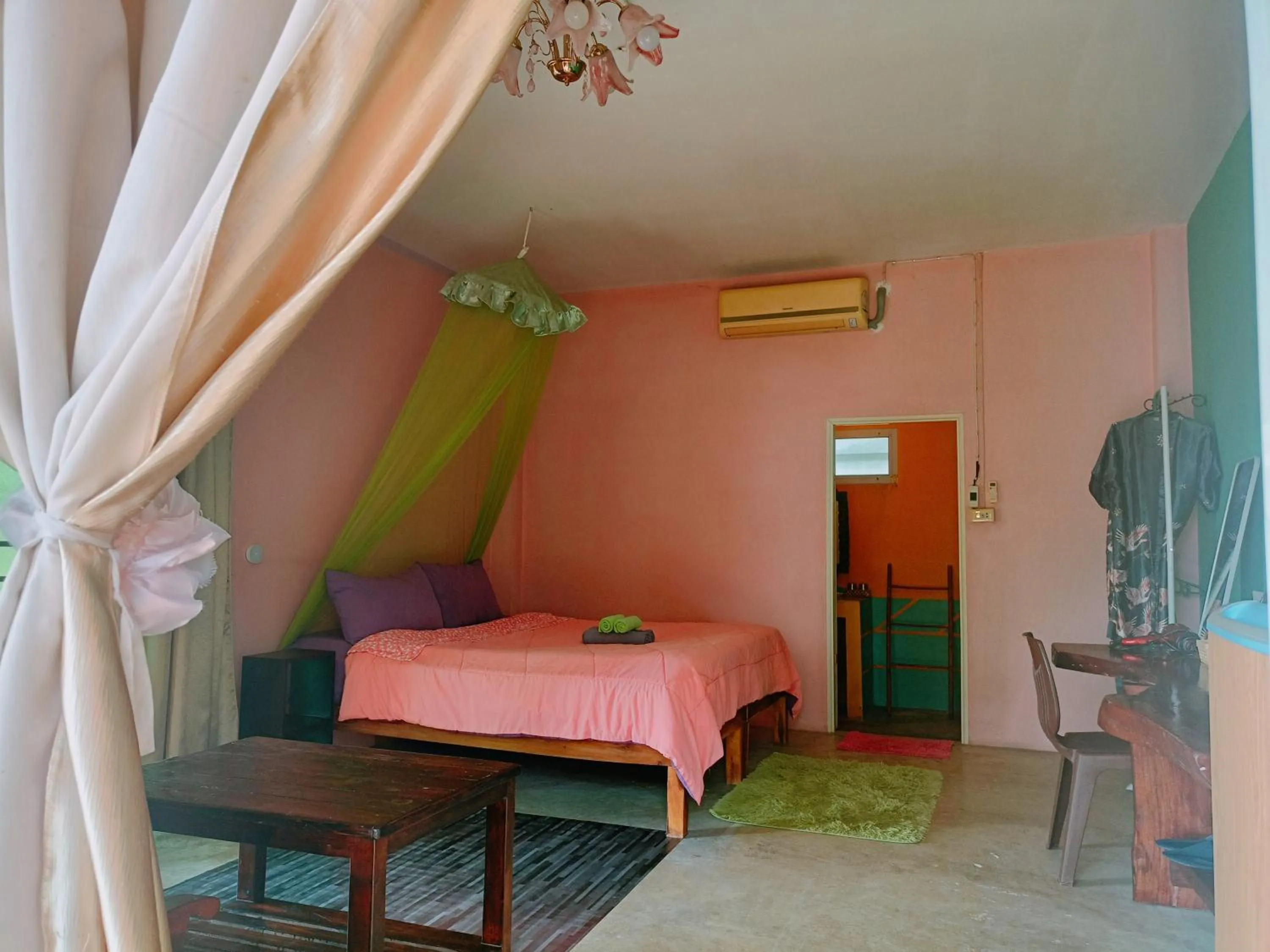 Bed in Six Nature Resort