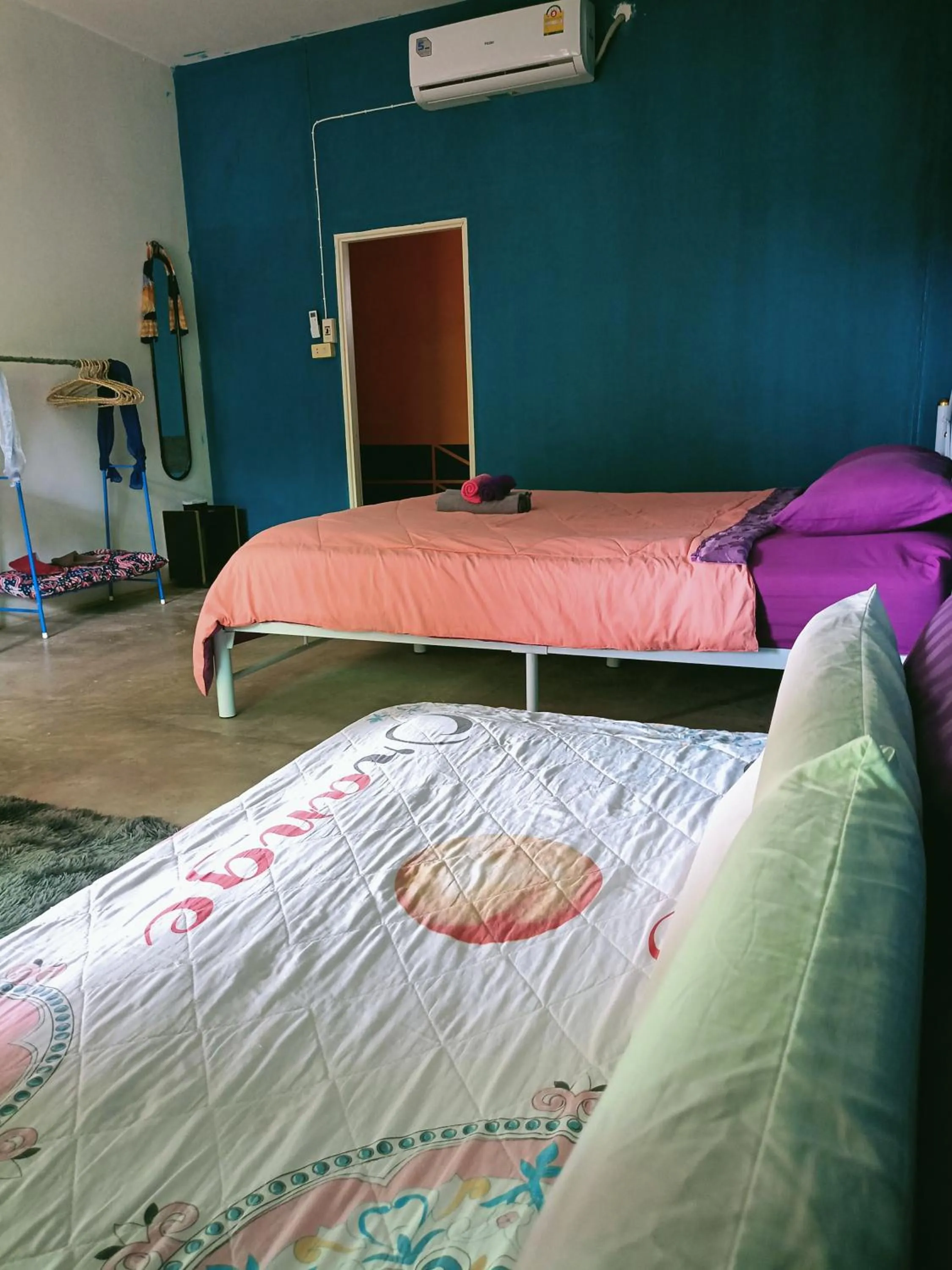 Bed in Six Nature Resort