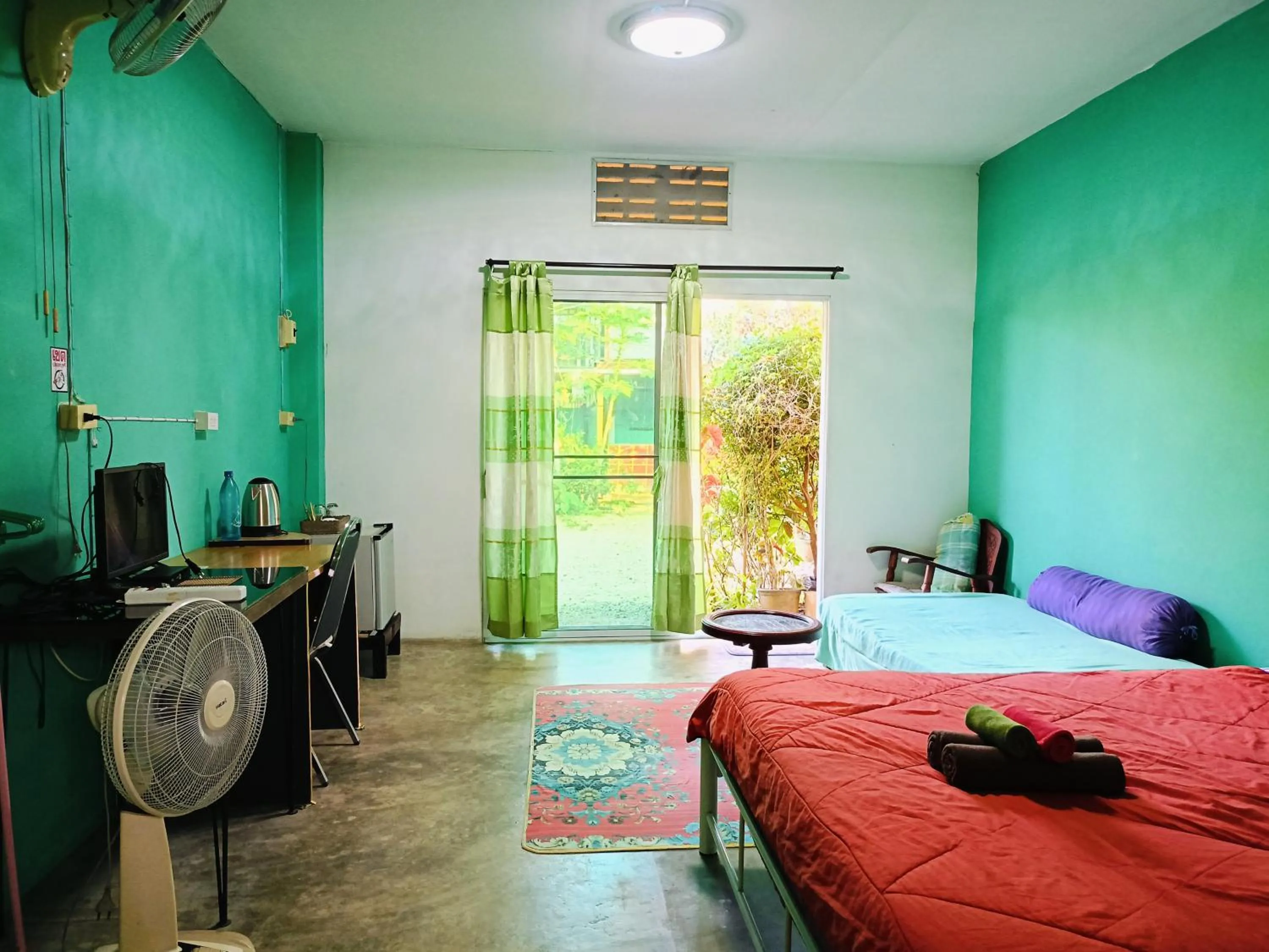 Bed in Six Nature Resort