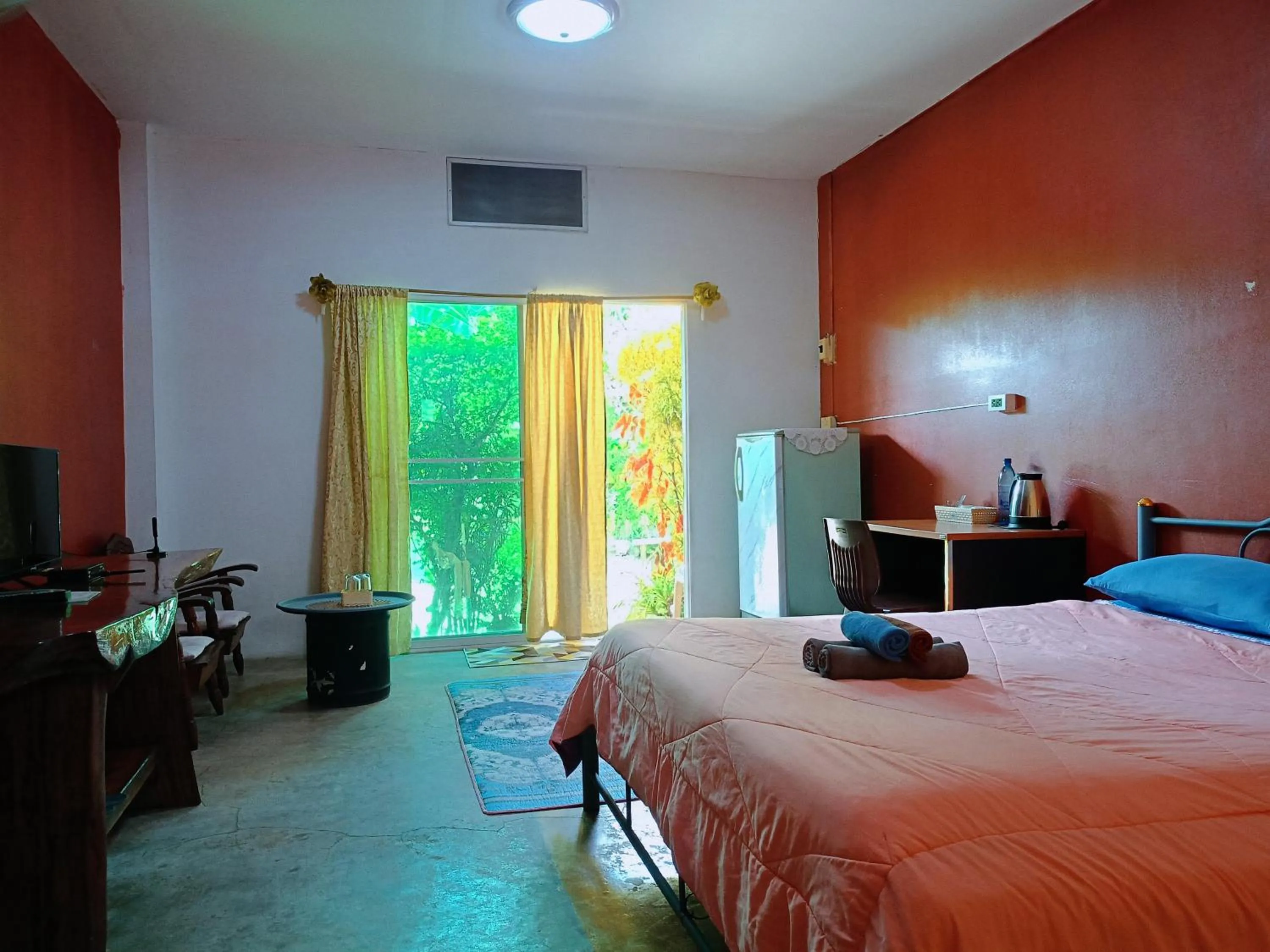 Bed in Six Nature Resort