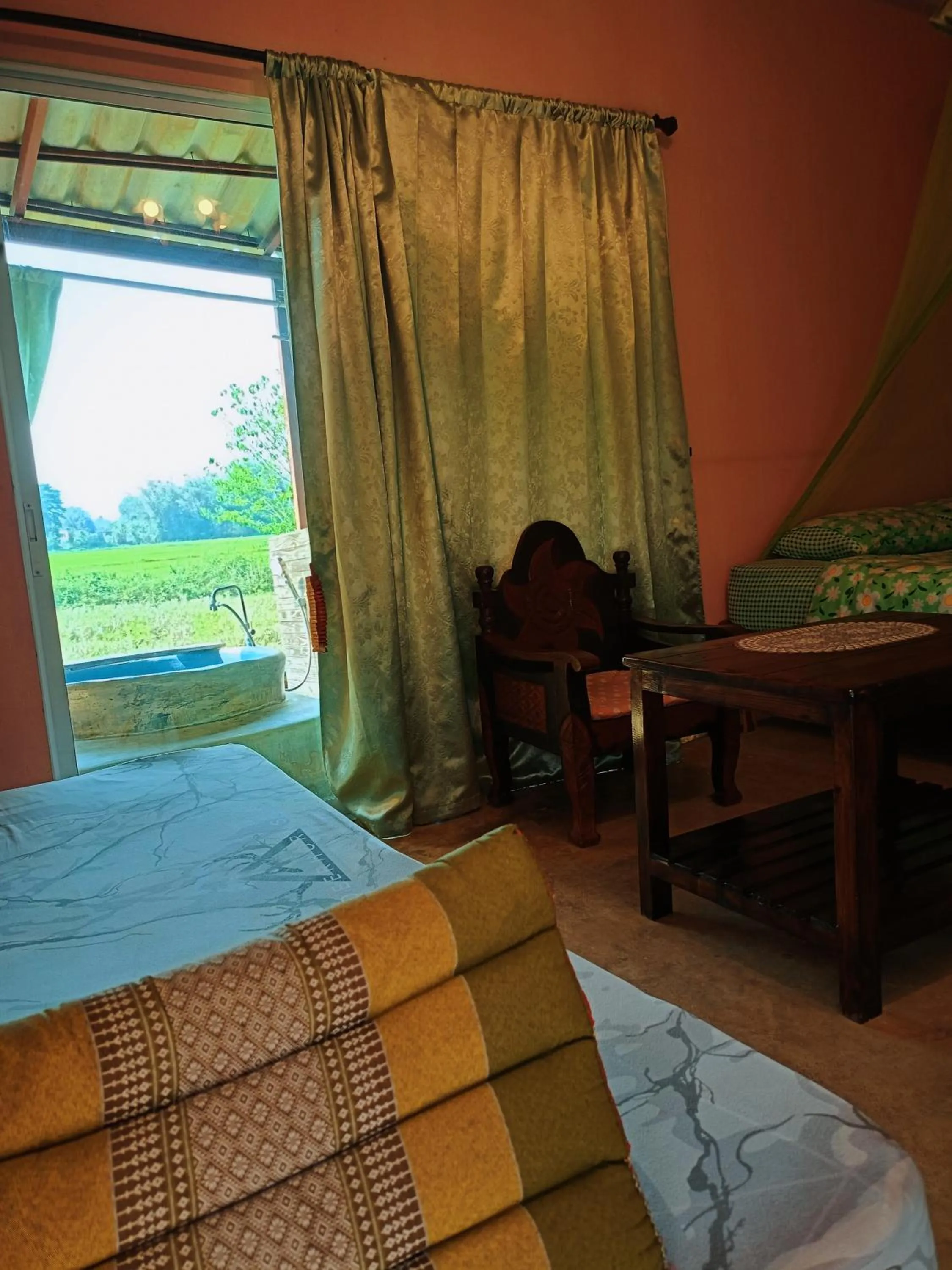 Bed in Six Nature Resort