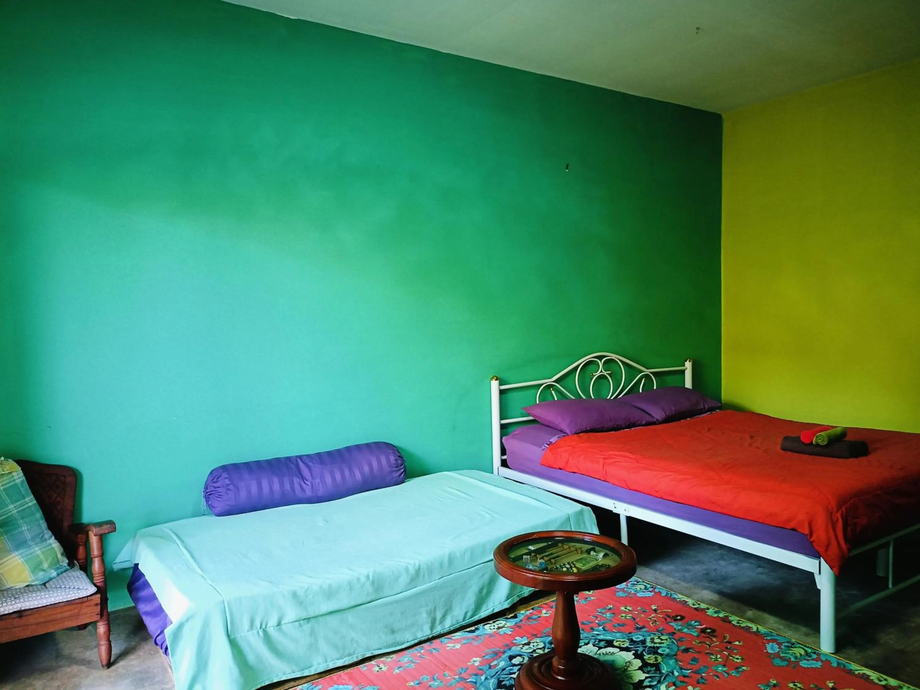 Bed in Six Nature Resort