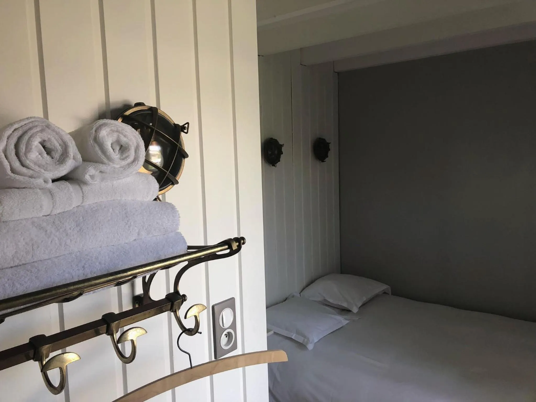 Bed in Le Pavillon Bleu