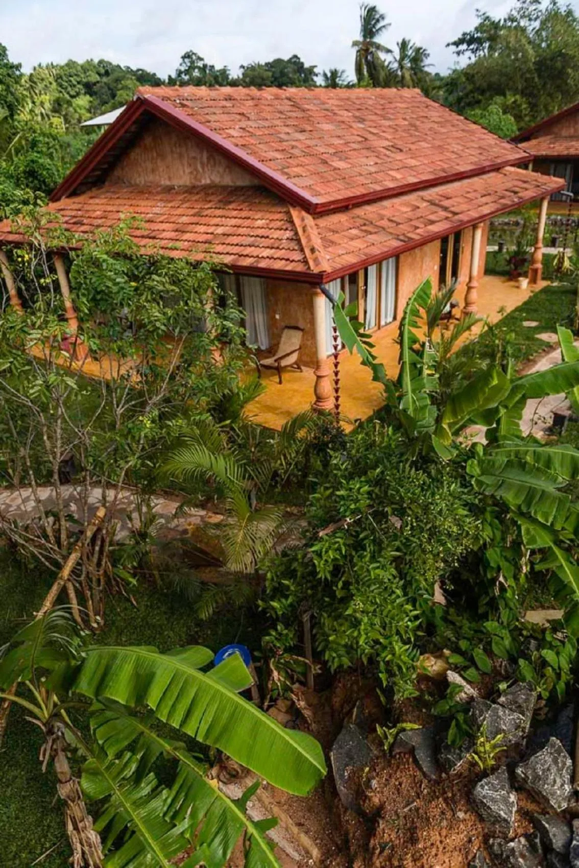 Garden view in D Canal House