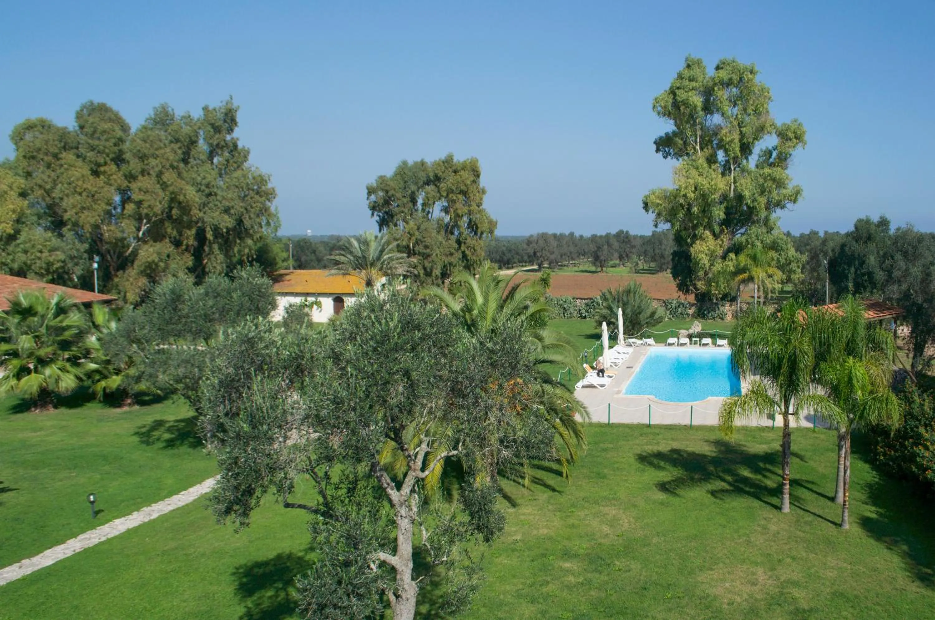 Bird's eye view in Tenuta Badessa