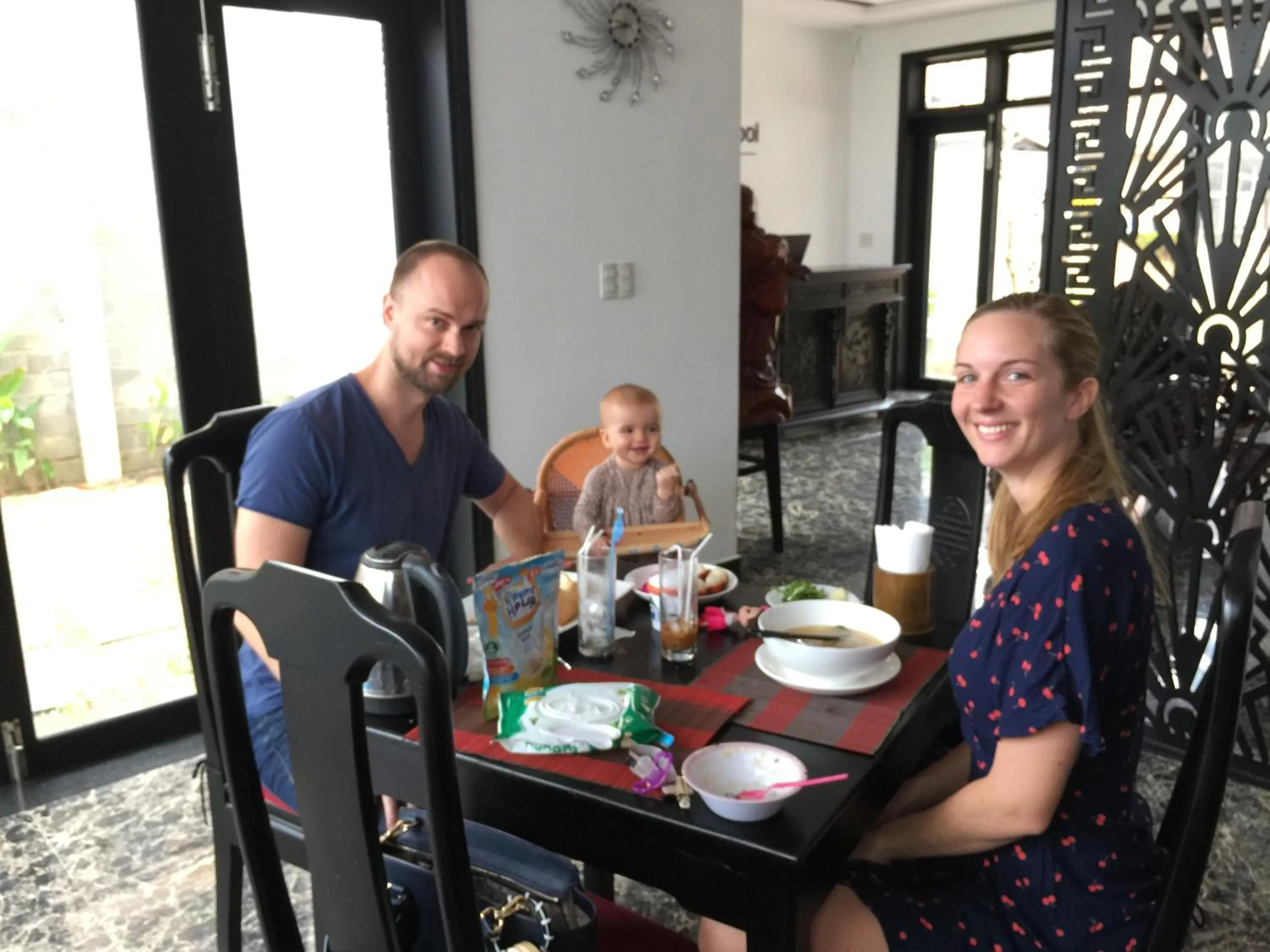 Asian breakfast in Hoi An Sunny Pool Villa