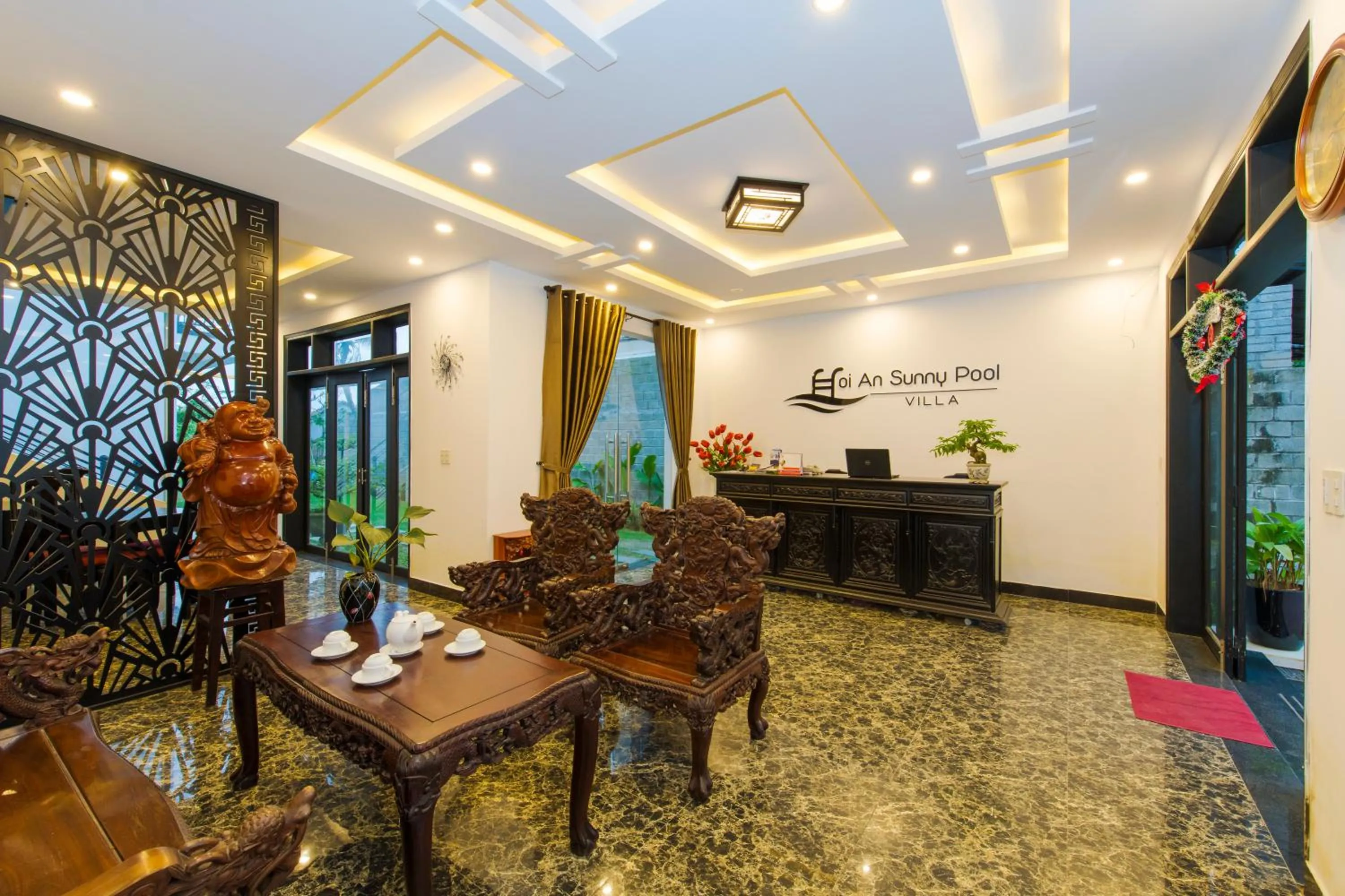 Lobby or reception in Hoi An Sunny Pool Villa