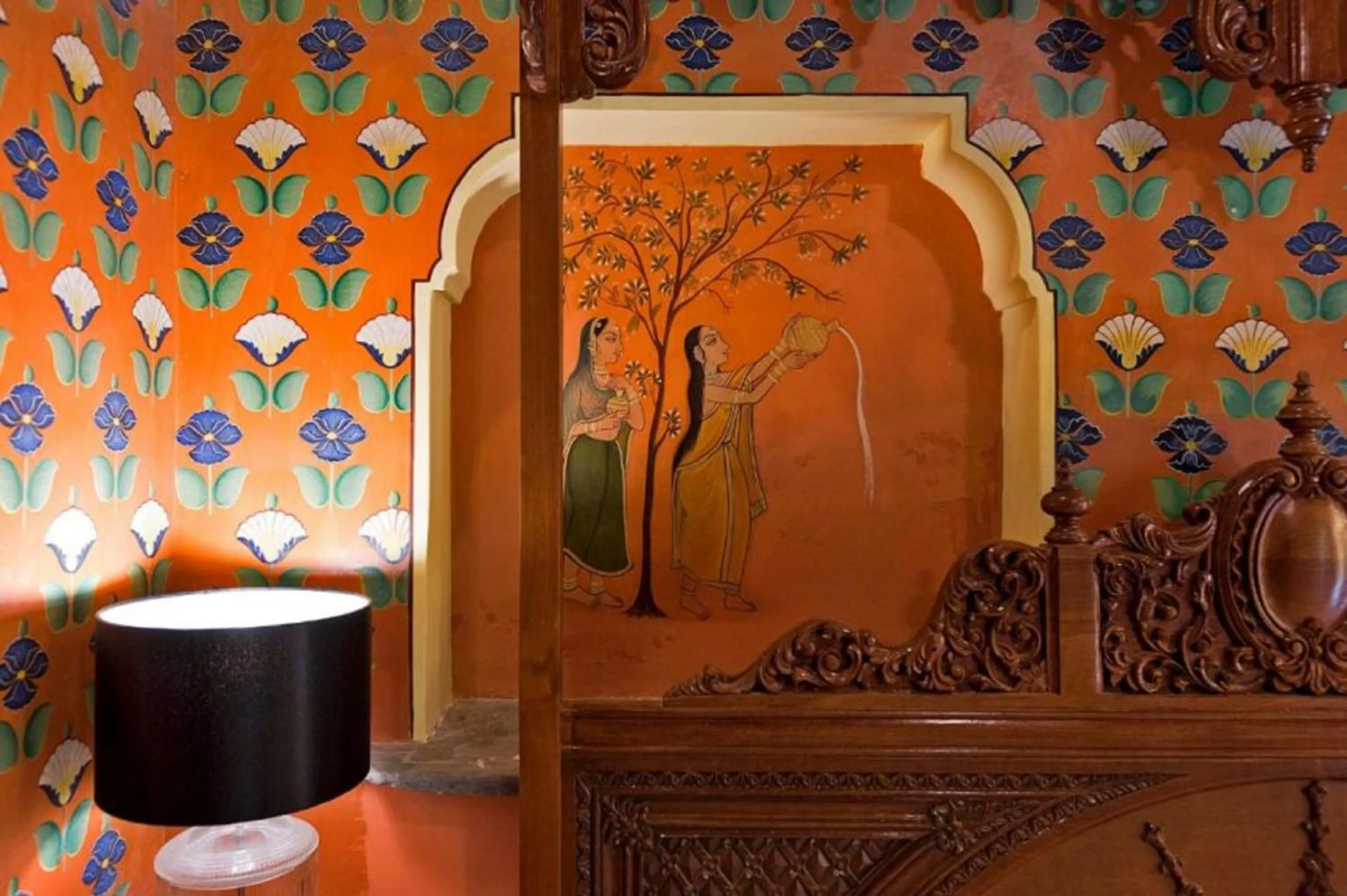 Decorative detail in Gogunda Palace