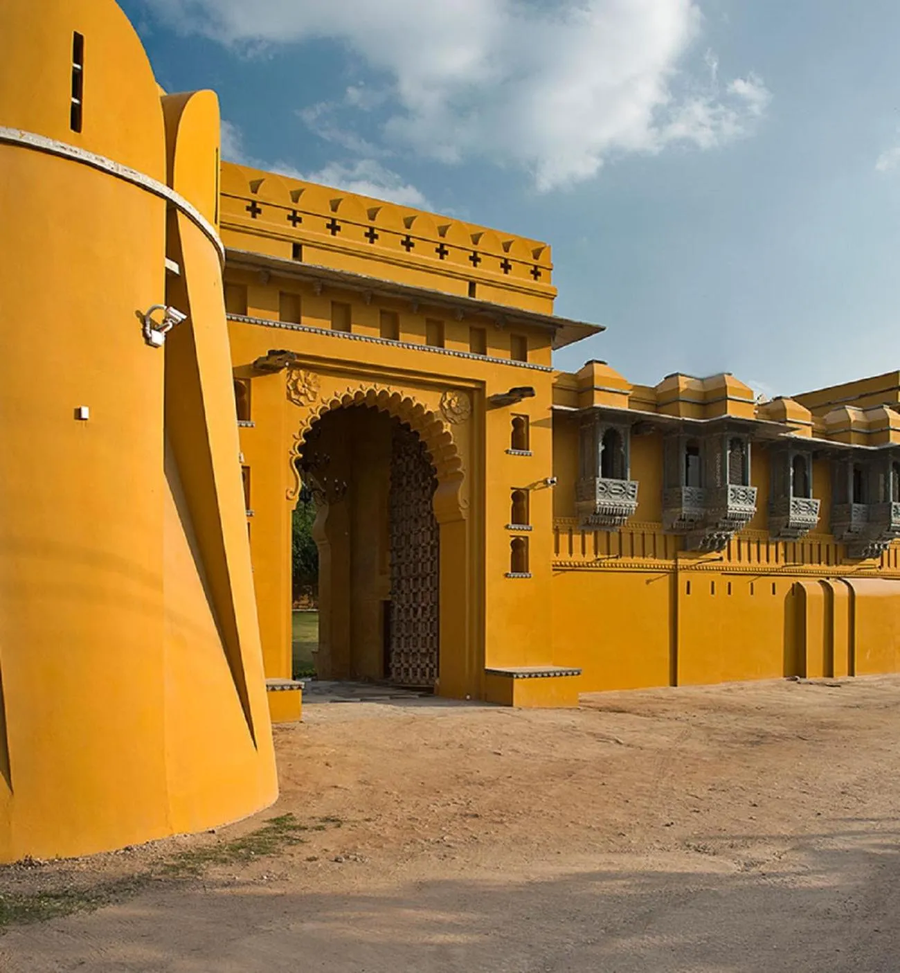 Facade/entrance in Gogunda Palace