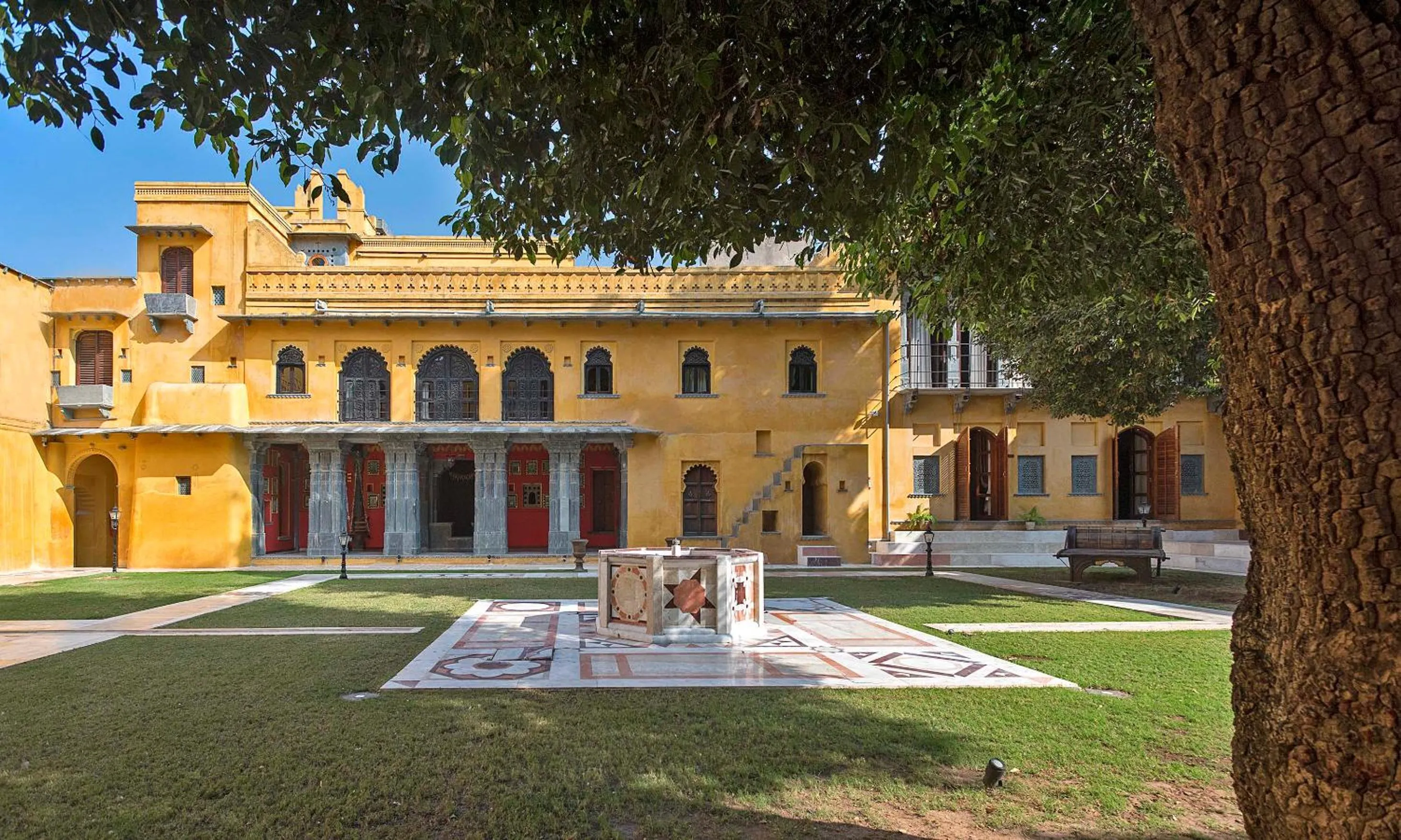 Garden in Gogunda Palace