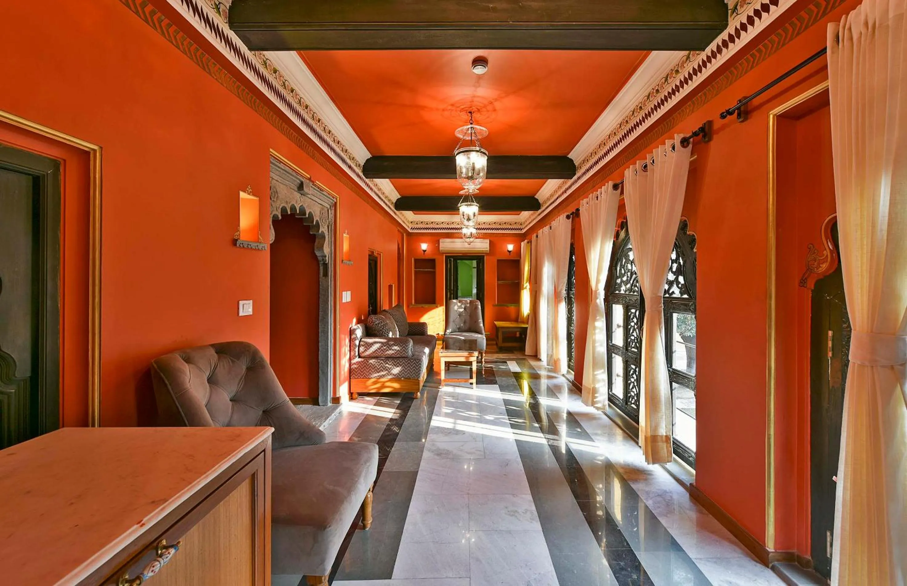 Living room in Gogunda Palace