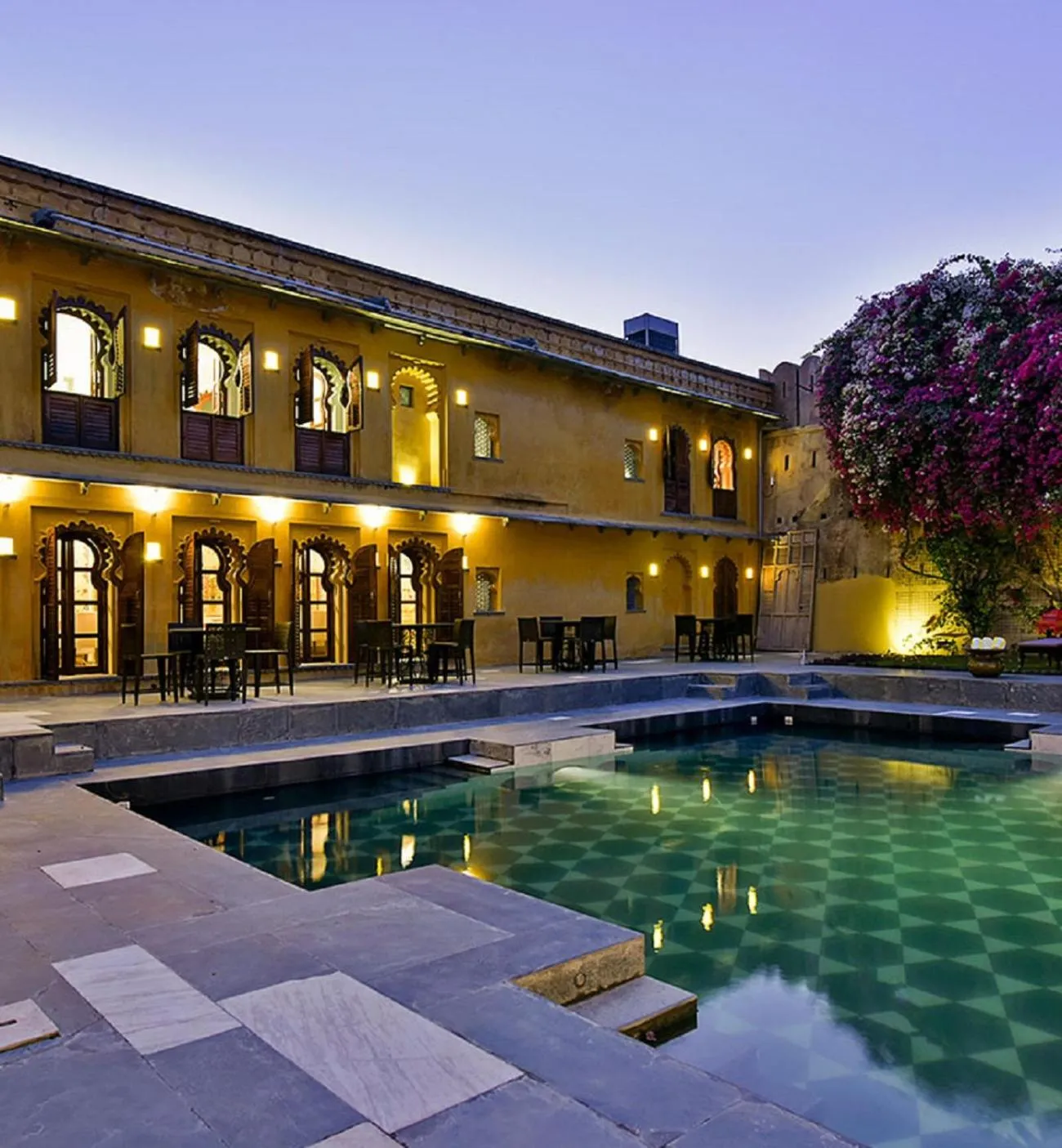 Swimming pool in Gogunda Palace