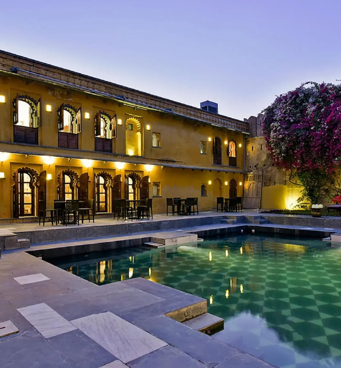 Swimming pool in Gogunda Palace Swimming pool in Gogunda Palace