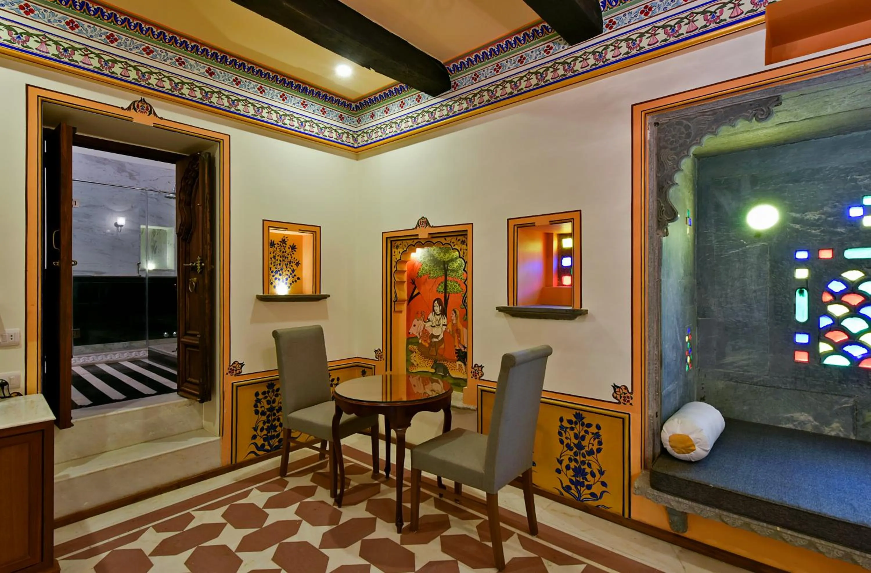 Seating area in Gogunda Palace