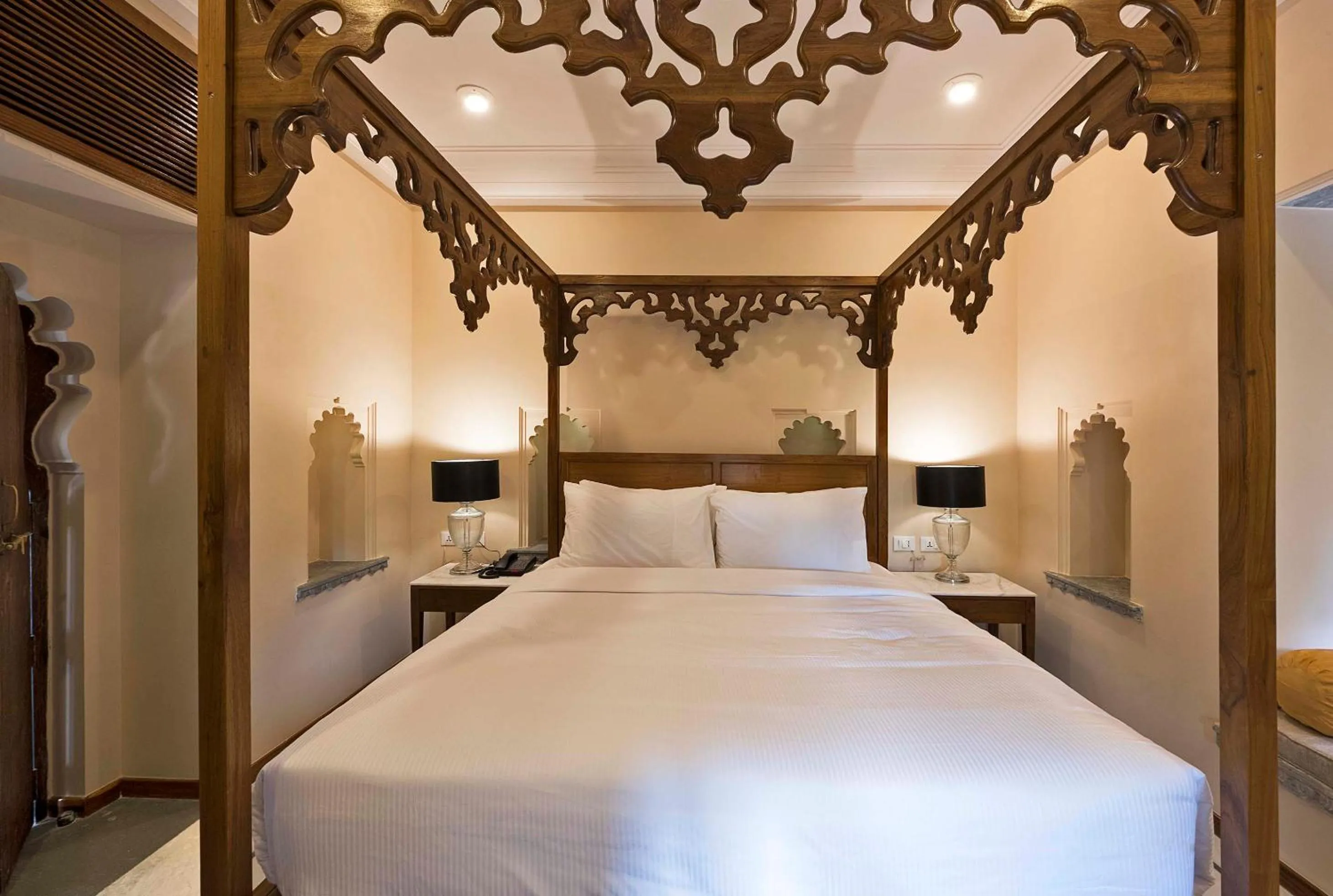 Bed in Gogunda Palace