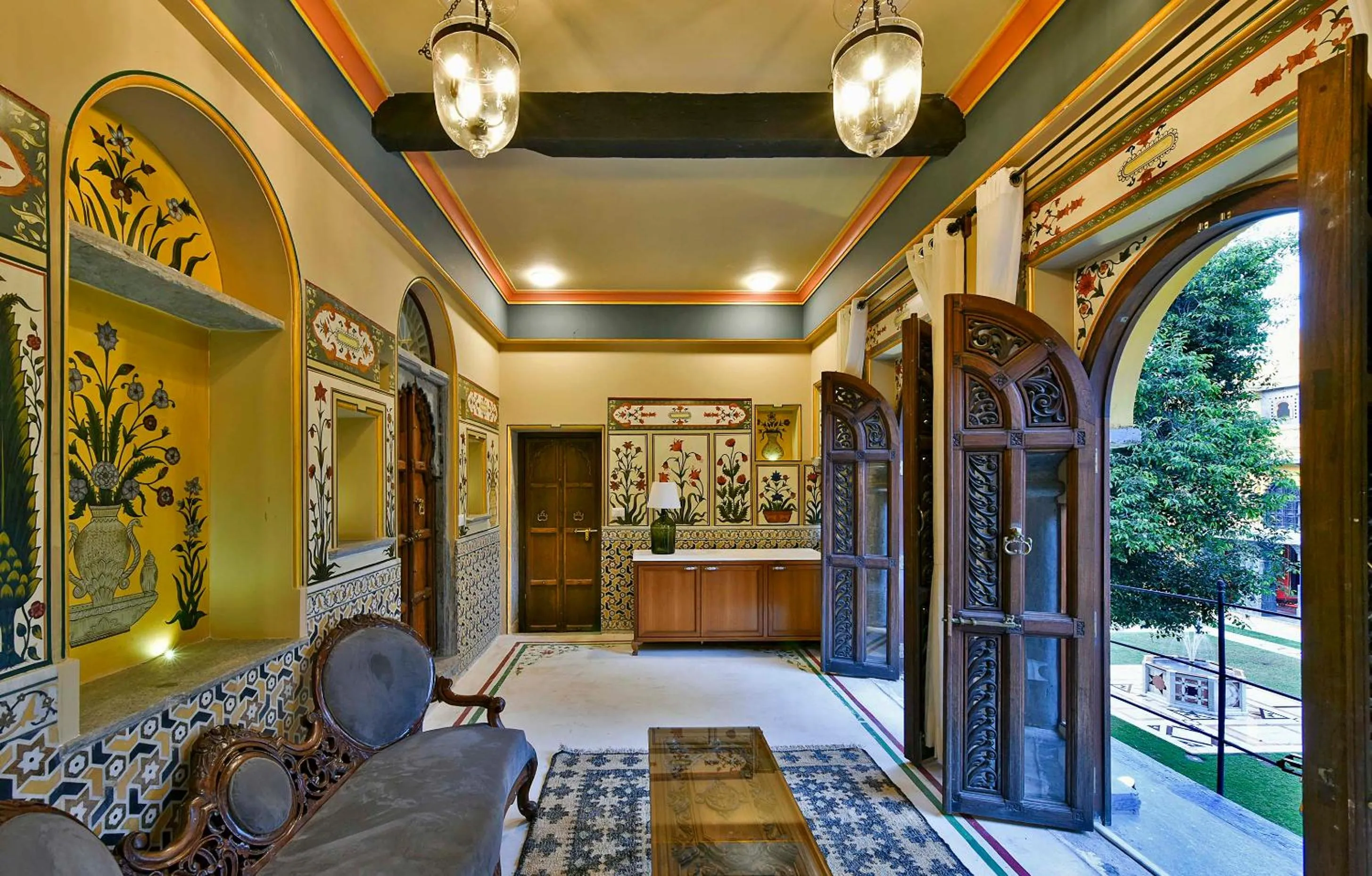 Living room in Gogunda Palace