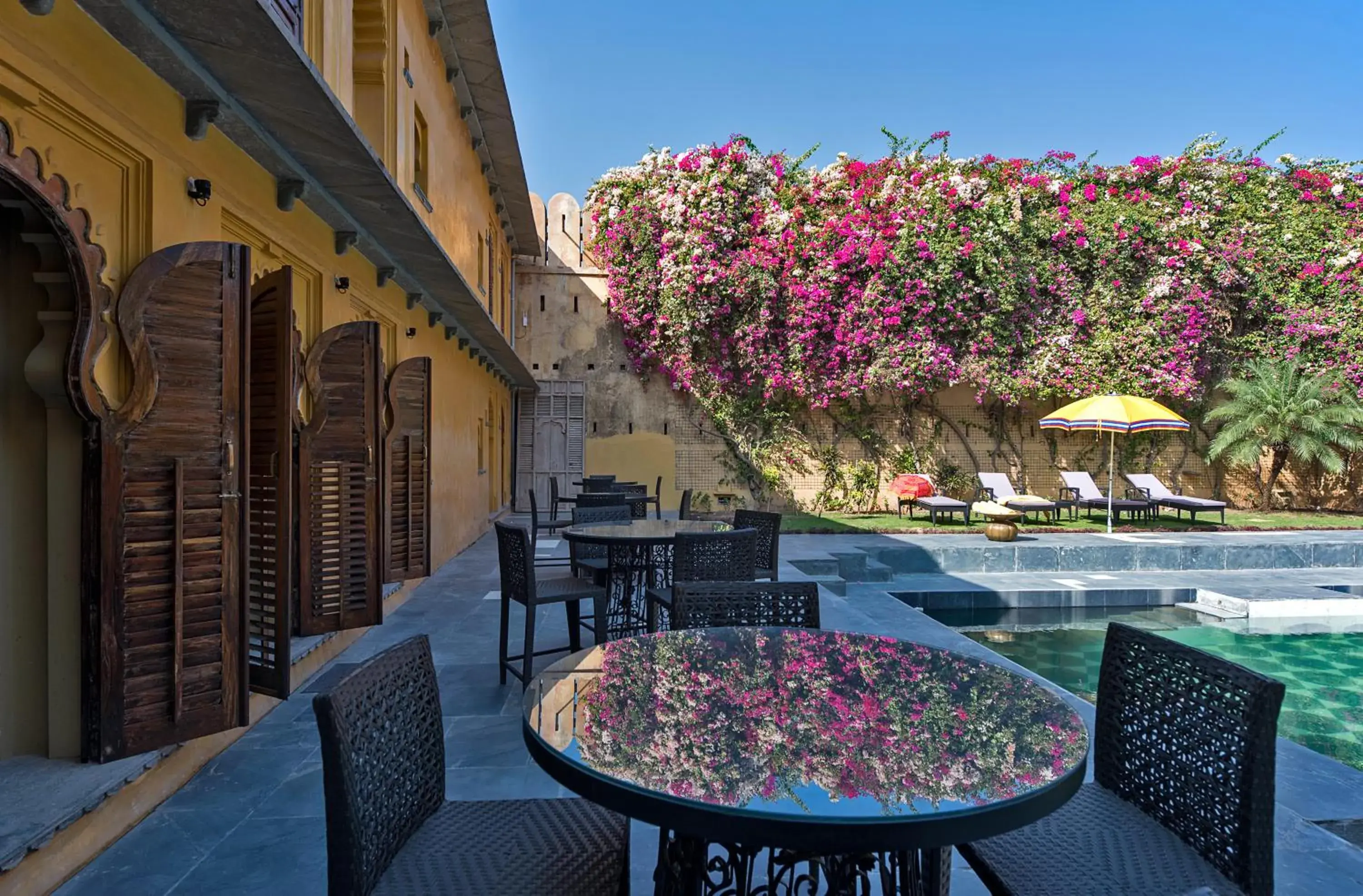 Swimming pool in Gogunda Palace Swimming pool in Gogunda Palace