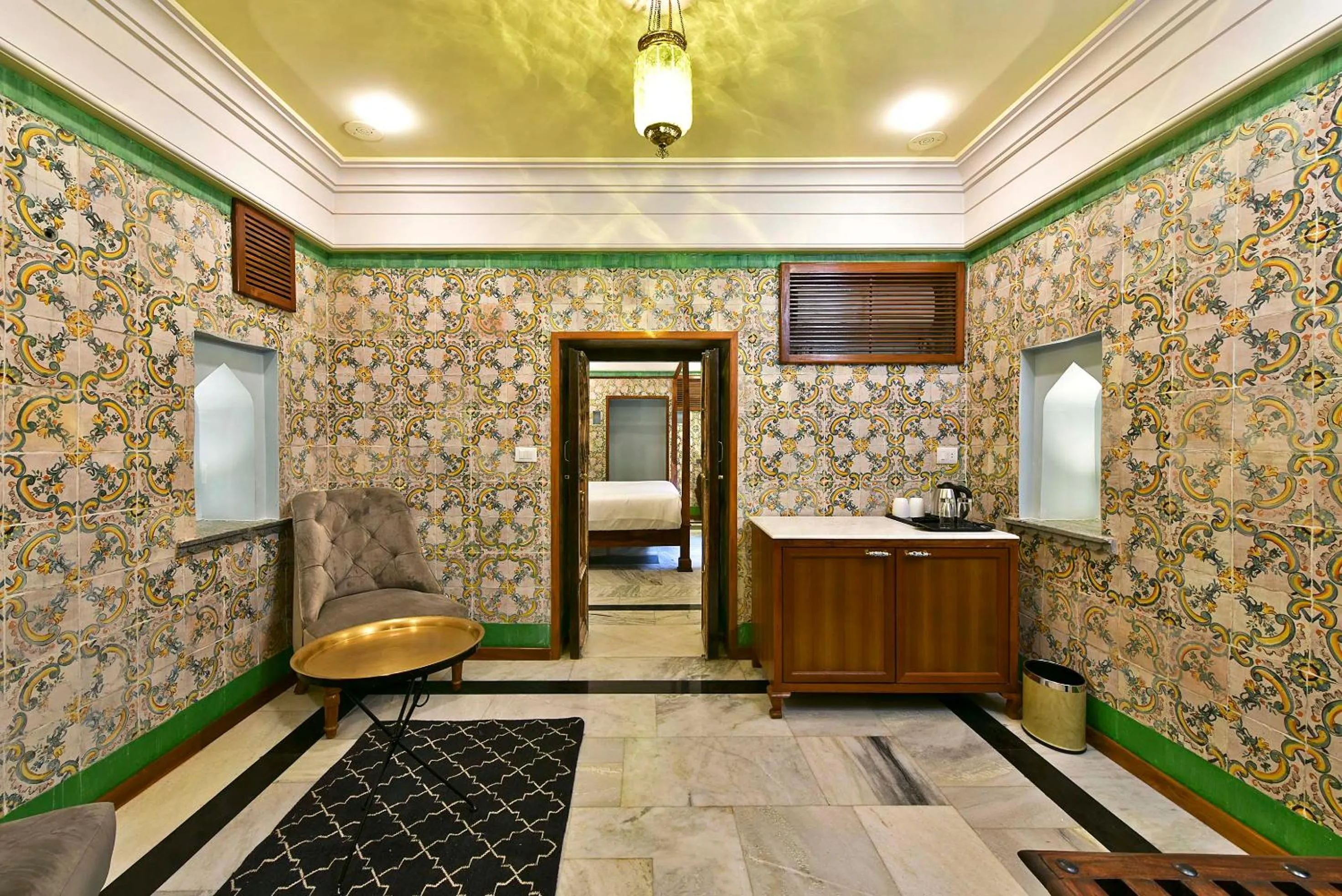 Seating area in Gogunda Palace