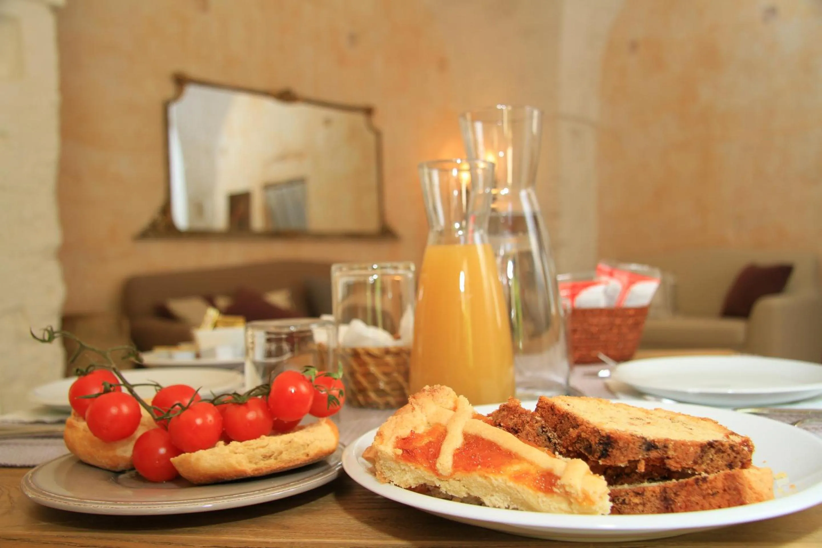 Food and drinks in Masseria Cristo