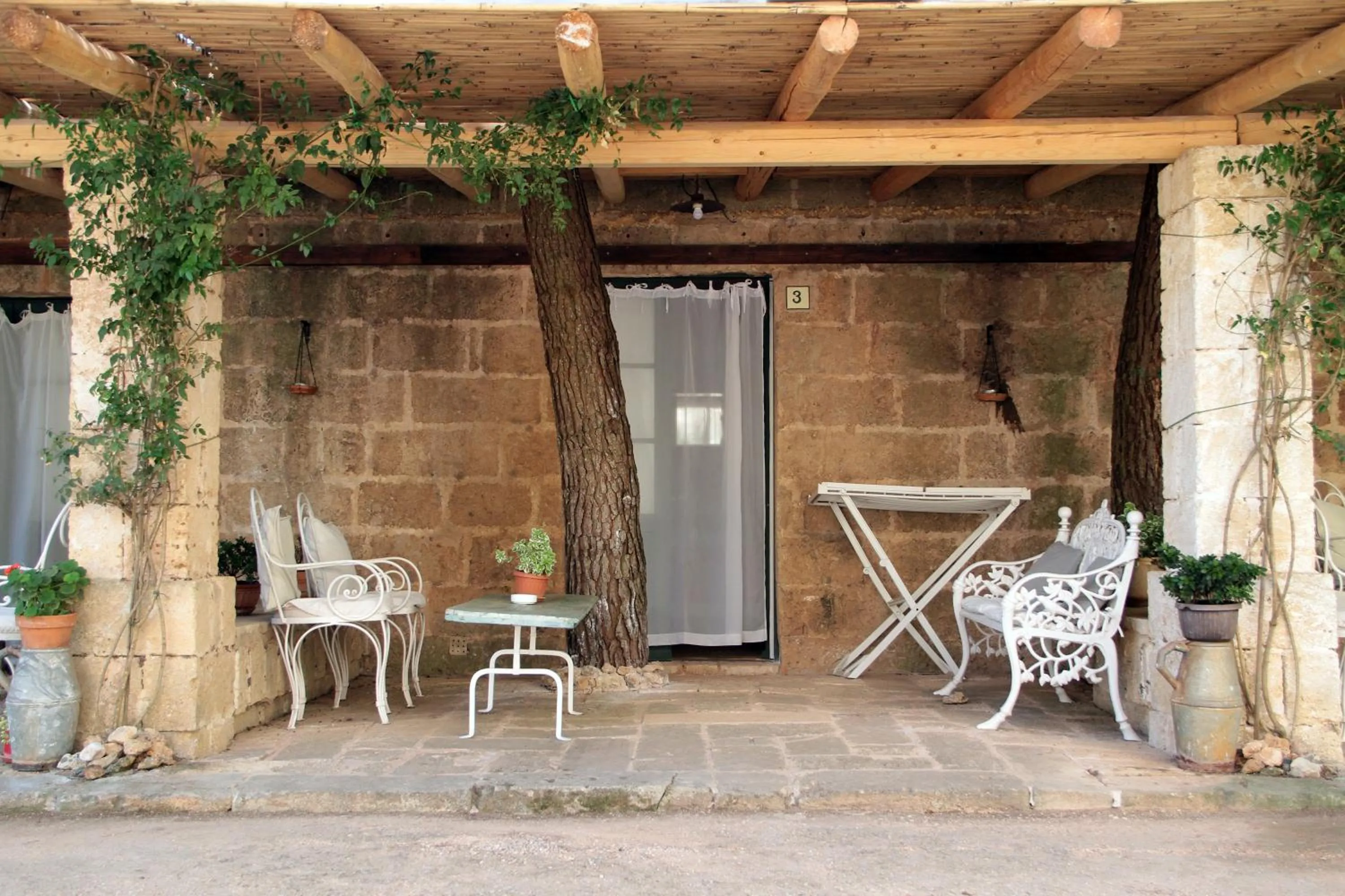 Patio in Masseria Cristo