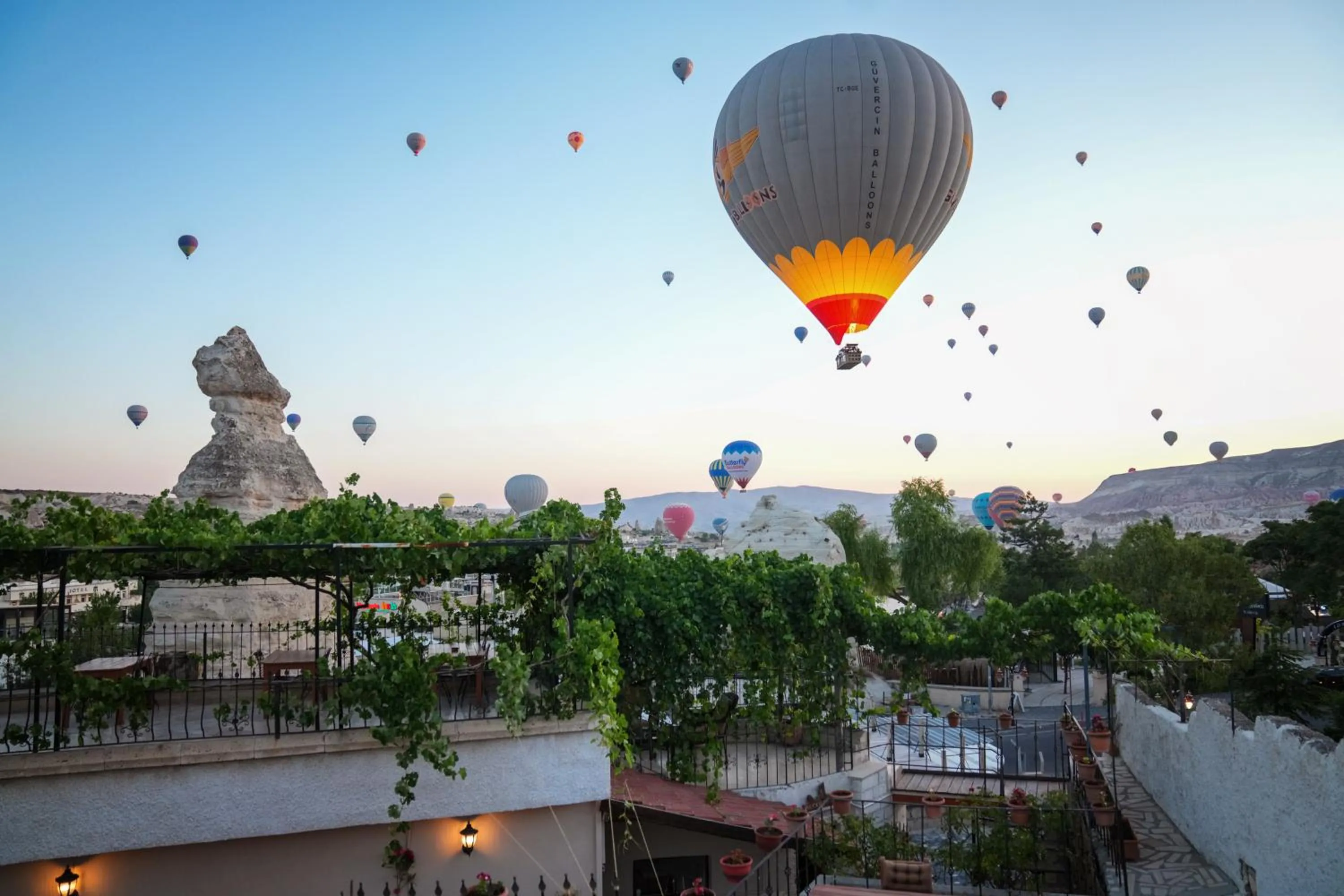 Bird's eye view in Paradise Cappadocia Hotel