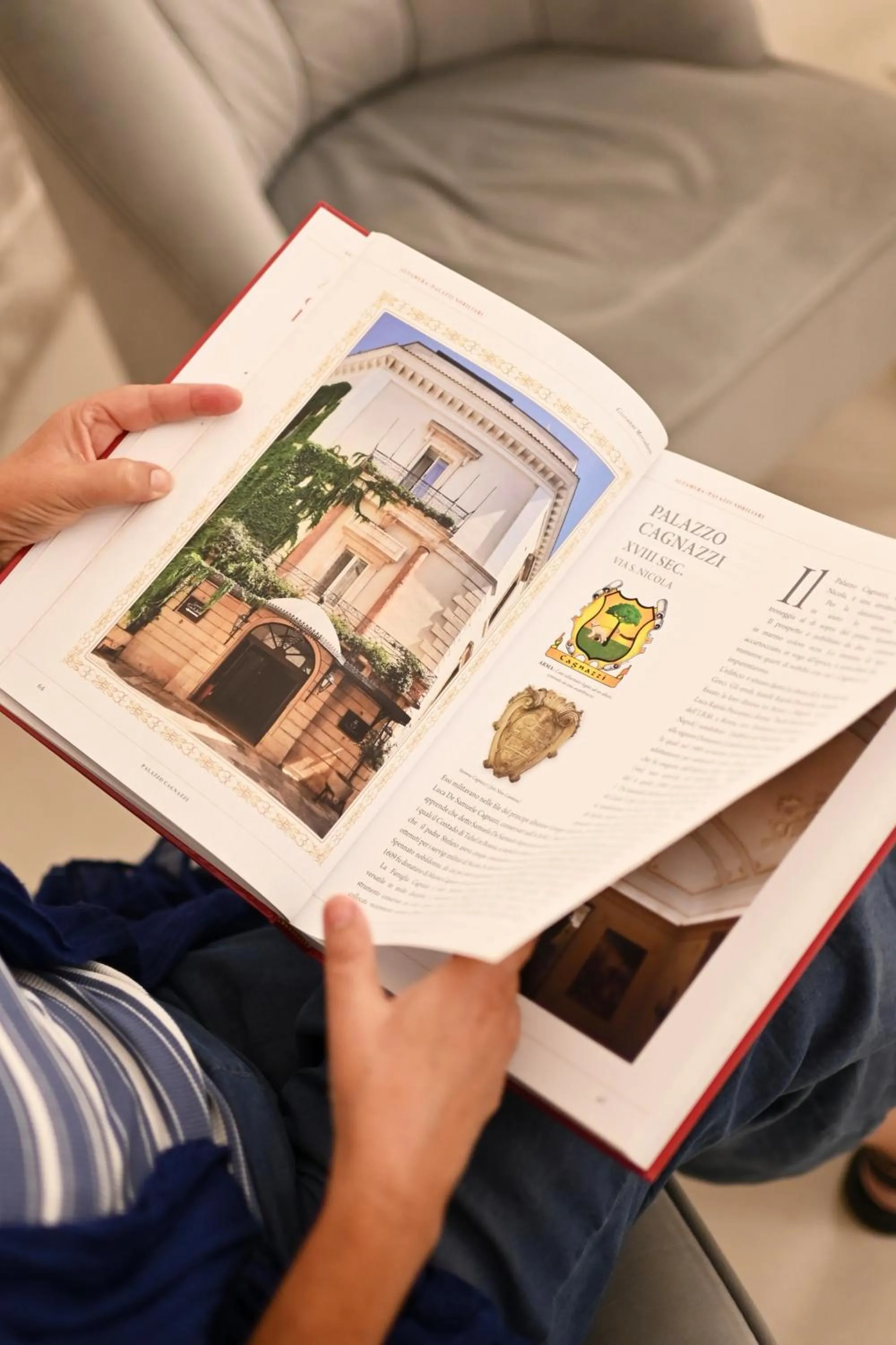 Communal lounge/ TV room in Hotel San Nicola