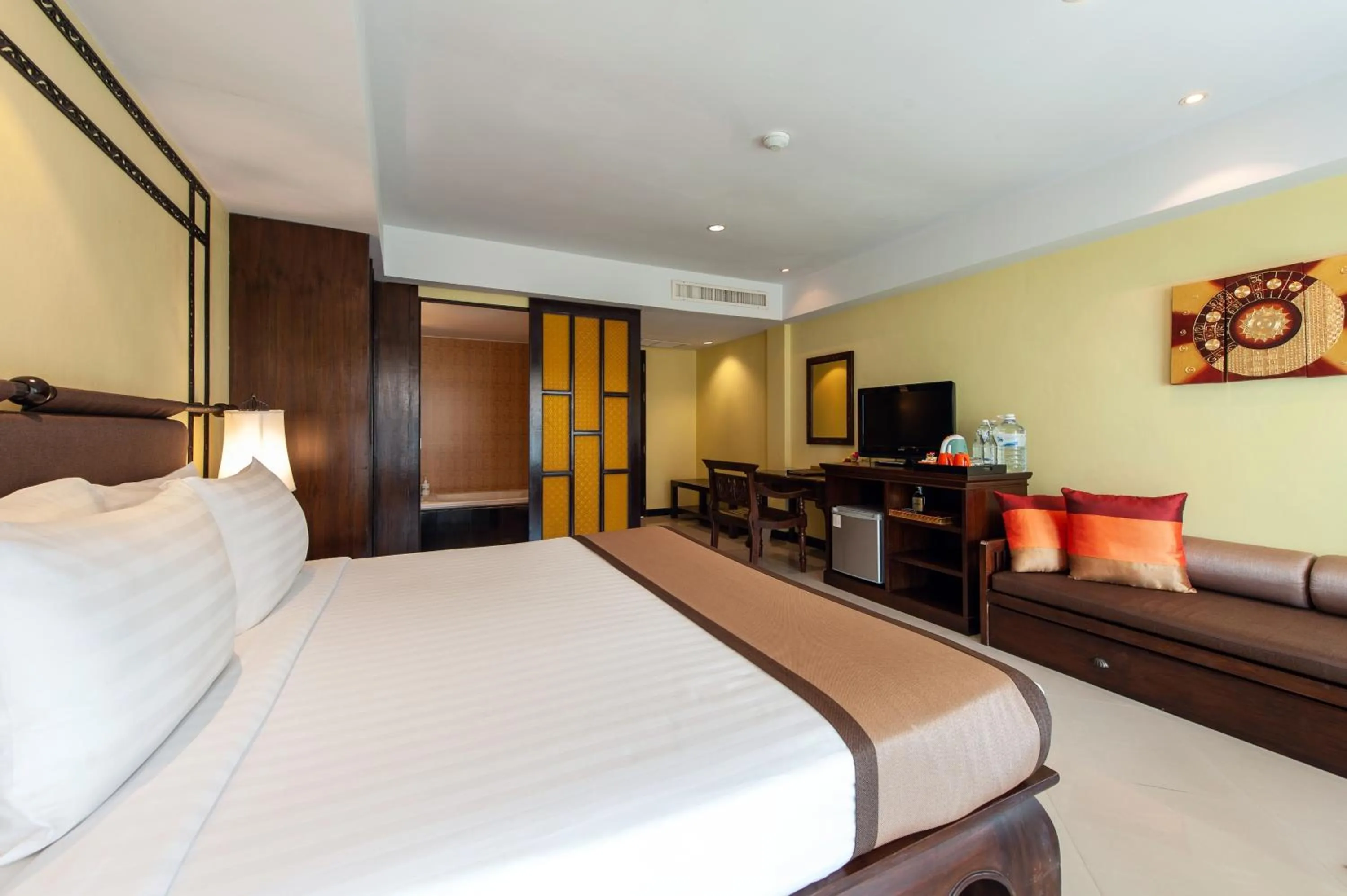 Bedroom, Bed in Diamond Cottage Resort & Spa