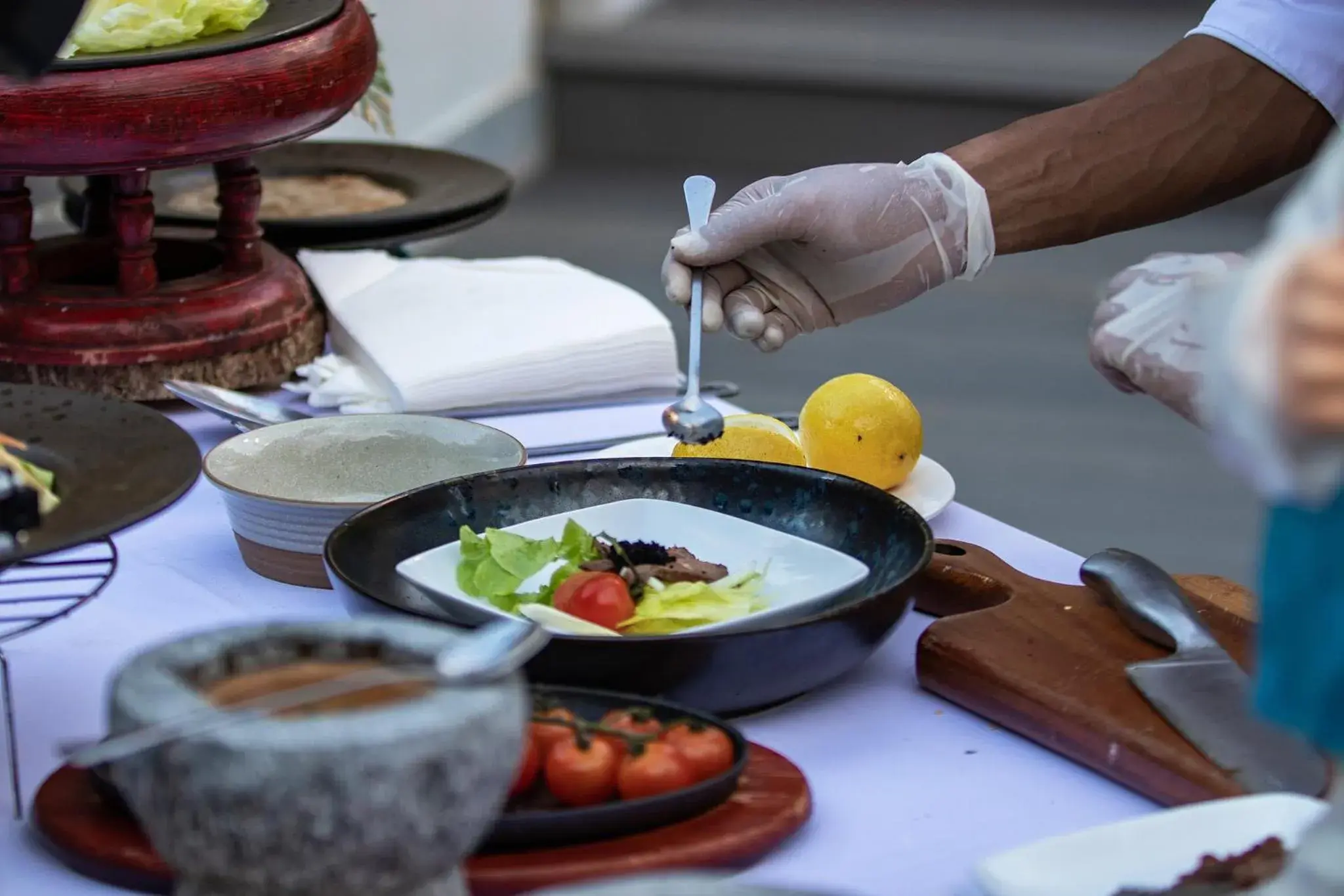 Food close-up in Diamond Cottage Resort & Spa Food close-up in Diamond Cottage Resort & Spa