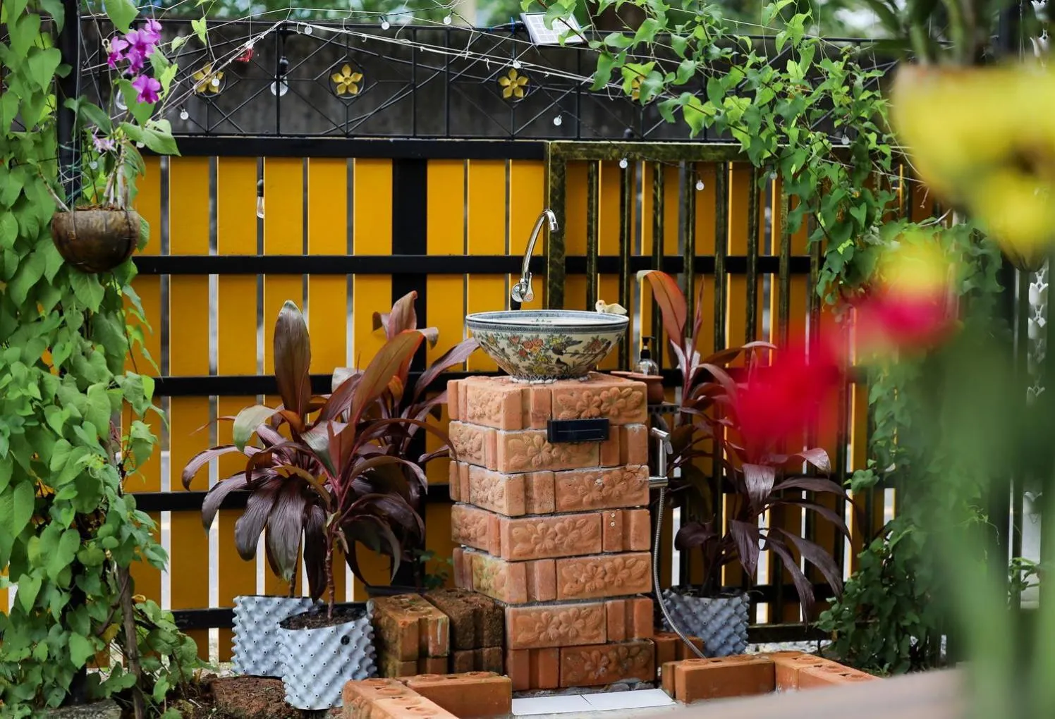 Garden in The Golddiggers Resort