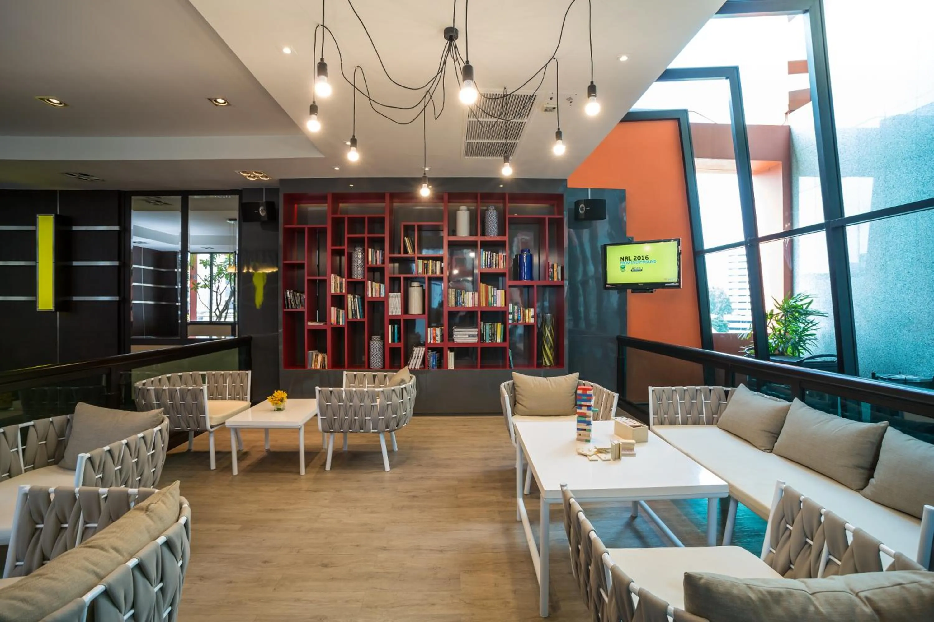 Communal lounge/ TV room in Bandara Suites Silom, Bangkok