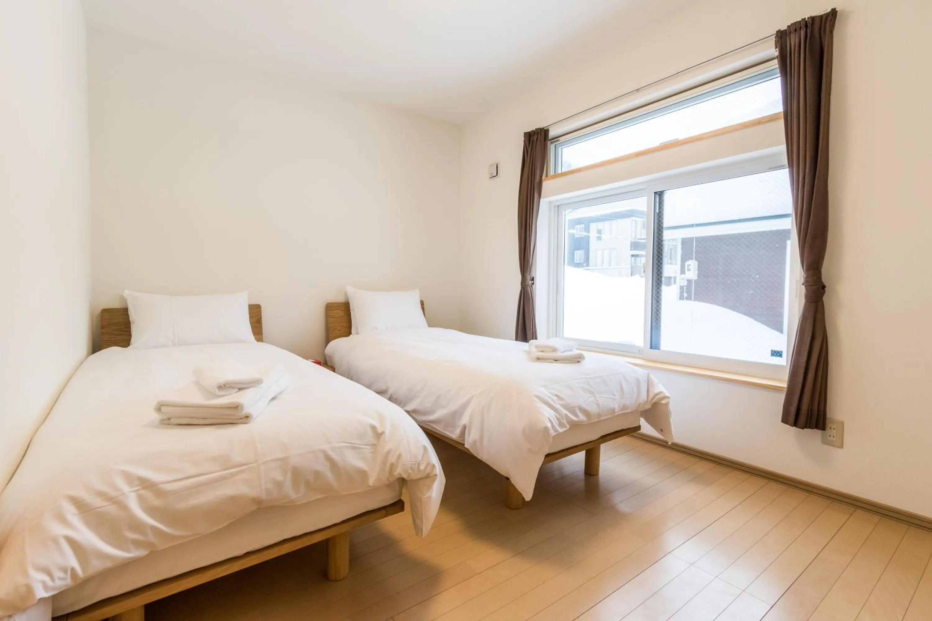 Bedroom in Lodge Mori Apartments