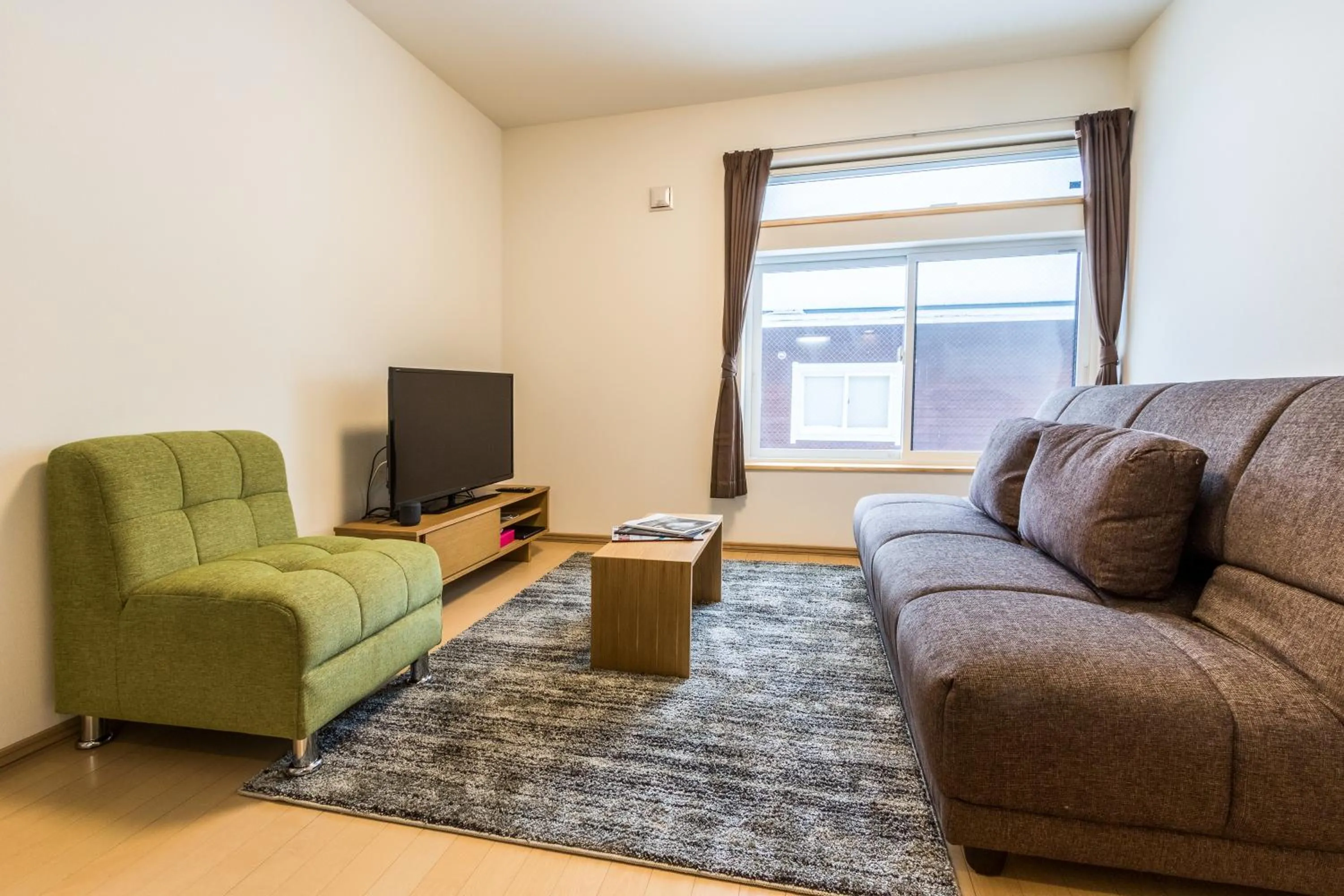 Living room in Lodge Mori Apartments