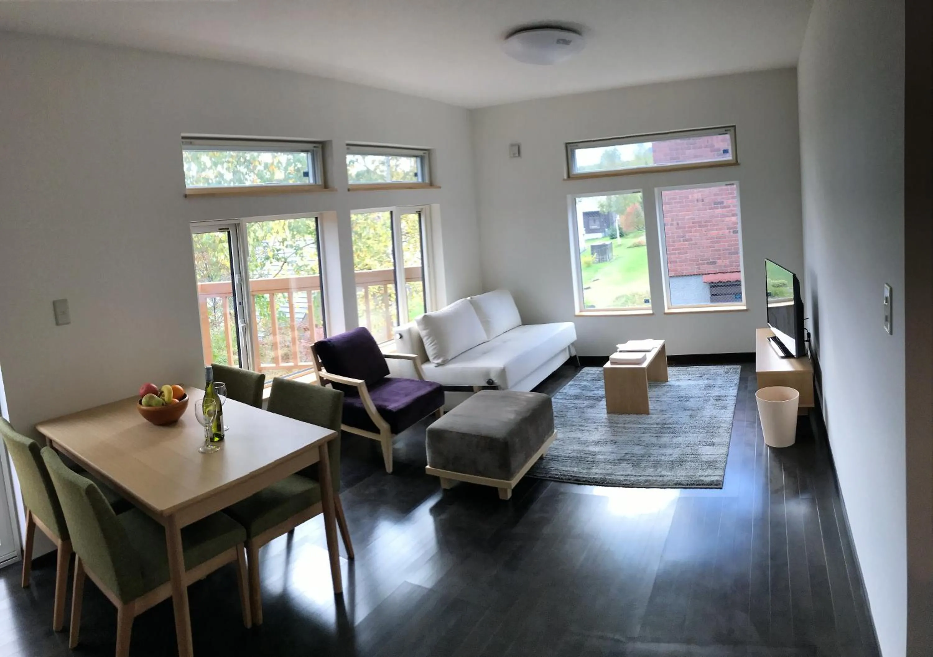 Living room in Lodge Mori Apartments