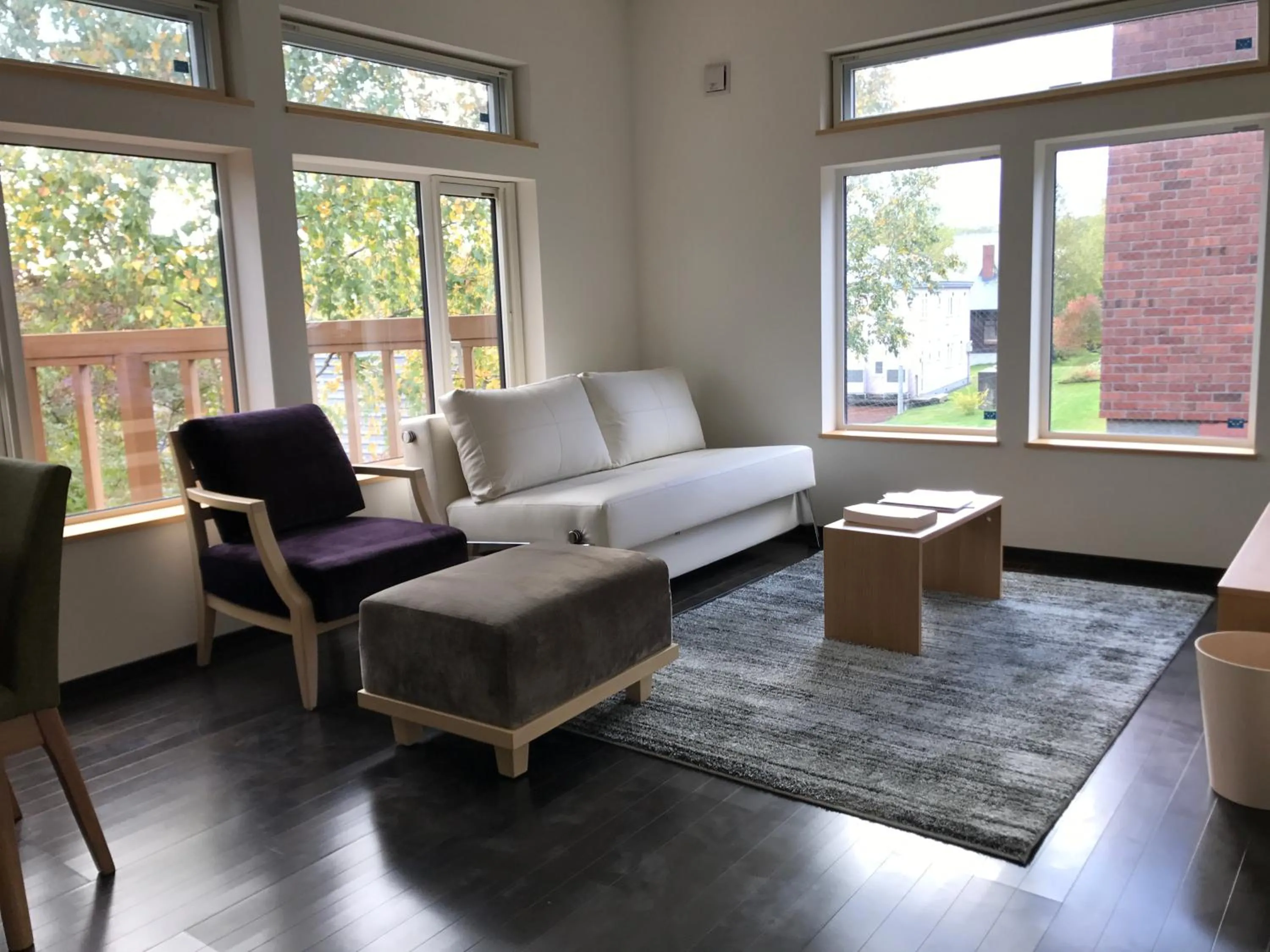 Living room in Lodge Mori Apartments