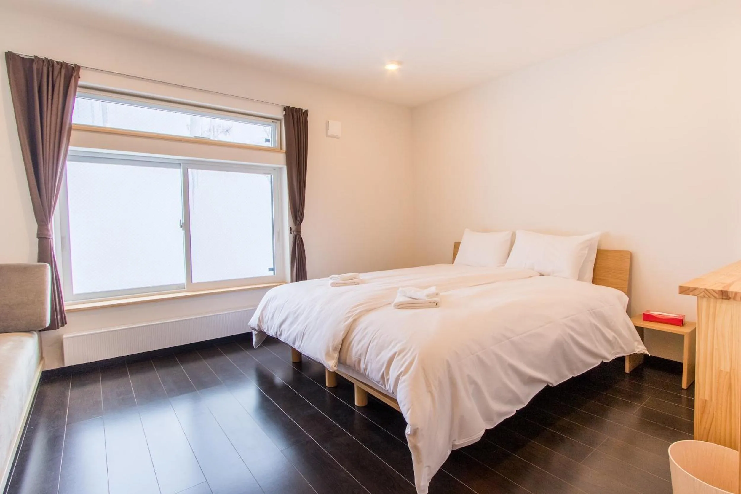 Bedroom in Lodge Mori Apartments