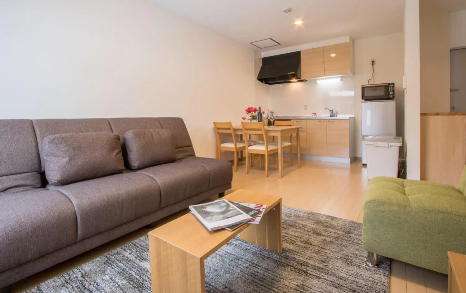 Kitchen or kitchenette in Lodge Mori Apartments