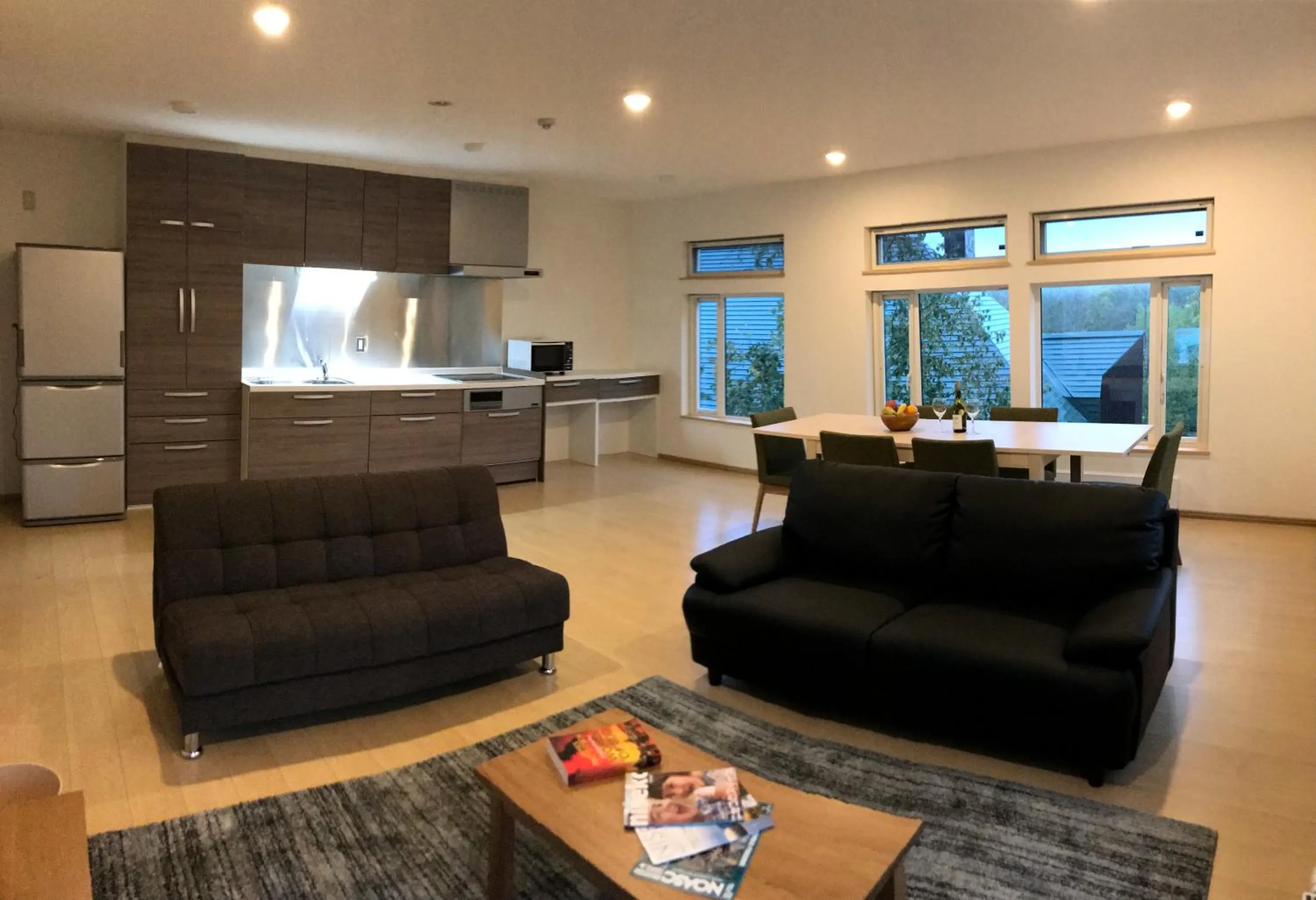 Kitchen or kitchenette in Lodge Mori Apartments