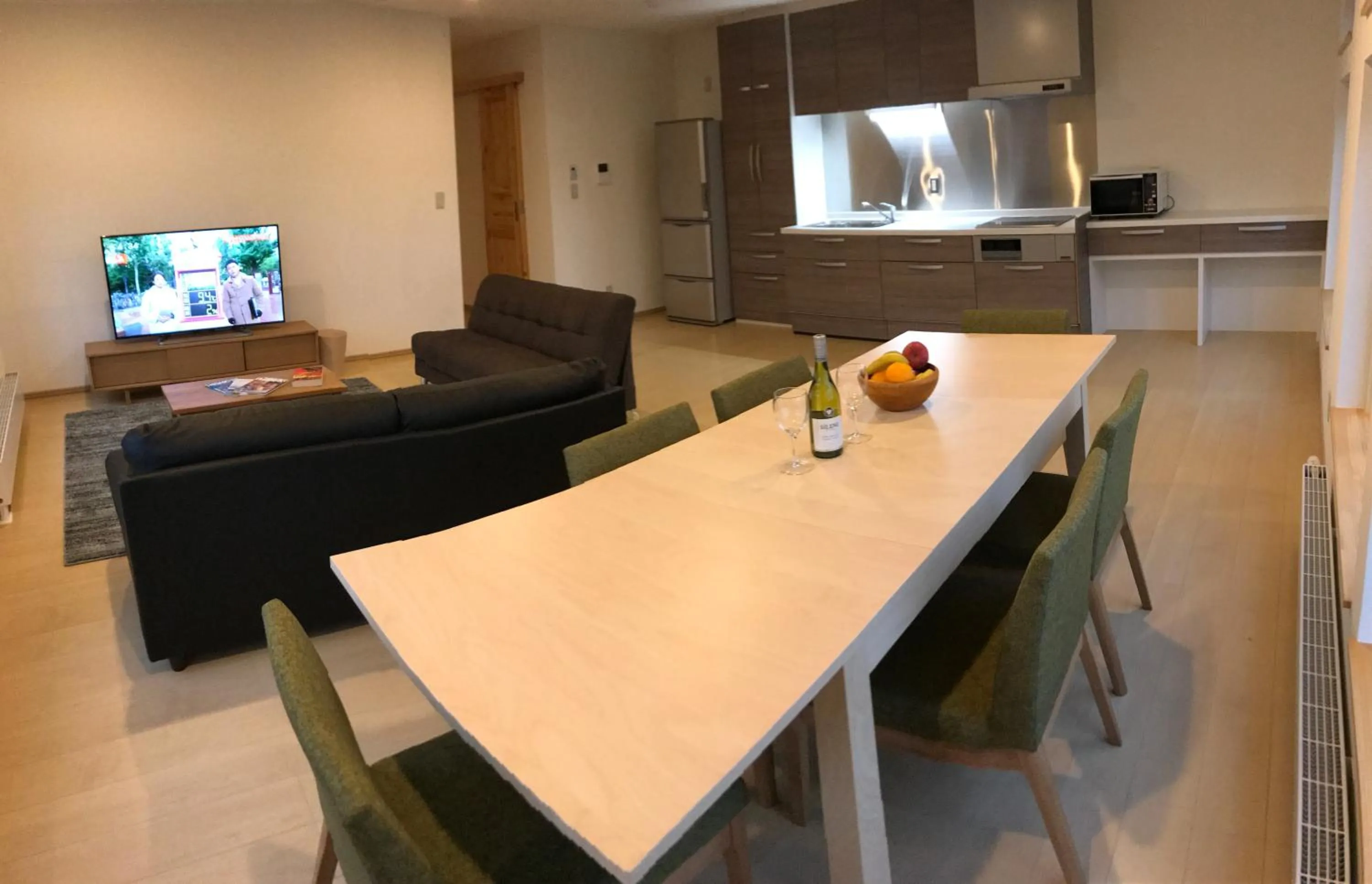 Kitchen or kitchenette in Lodge Mori Apartments