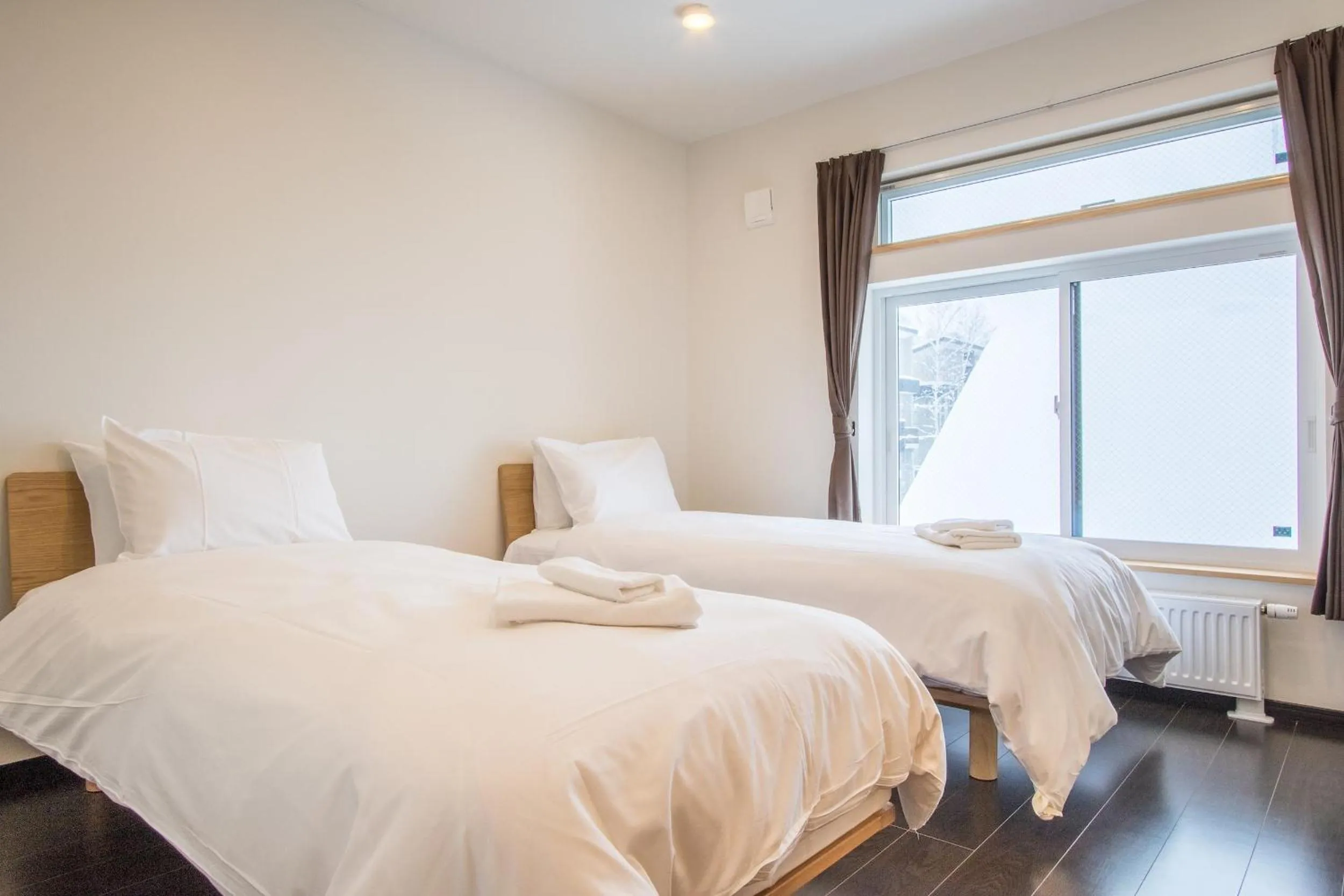 Bedroom in Lodge Mori Apartments
