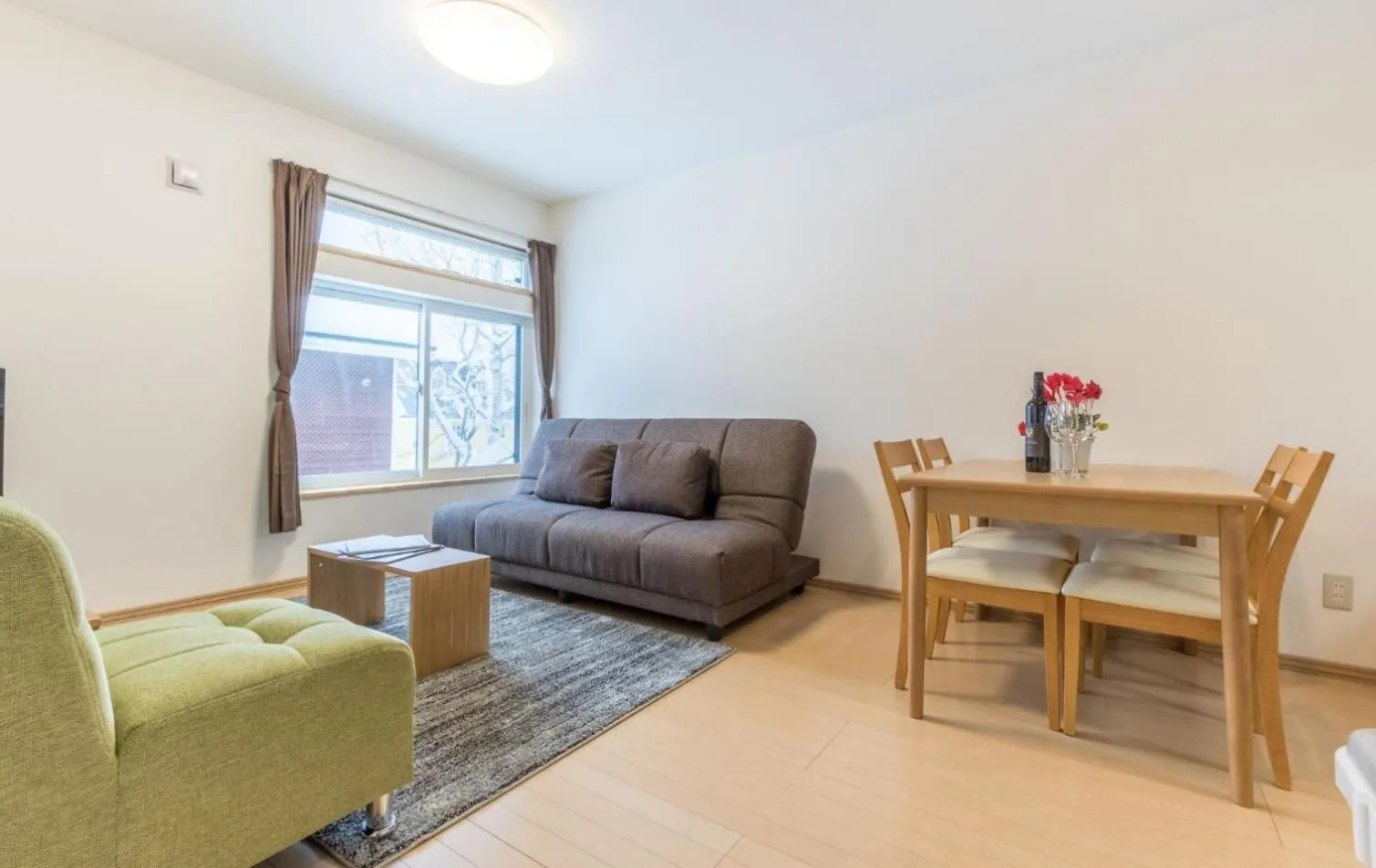 Living room in Lodge Mori Apartments