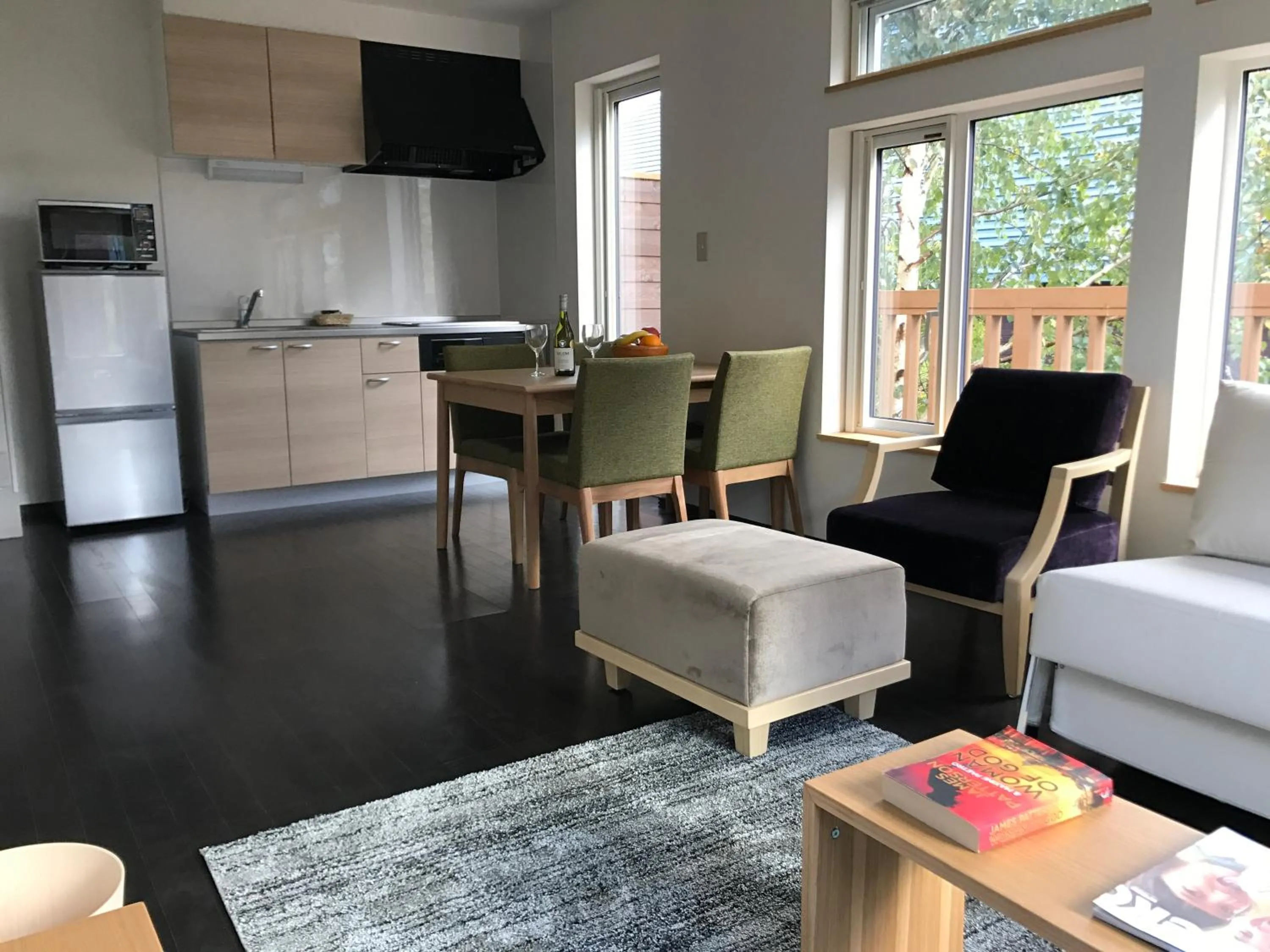 Kitchen or kitchenette in Lodge Mori Apartments