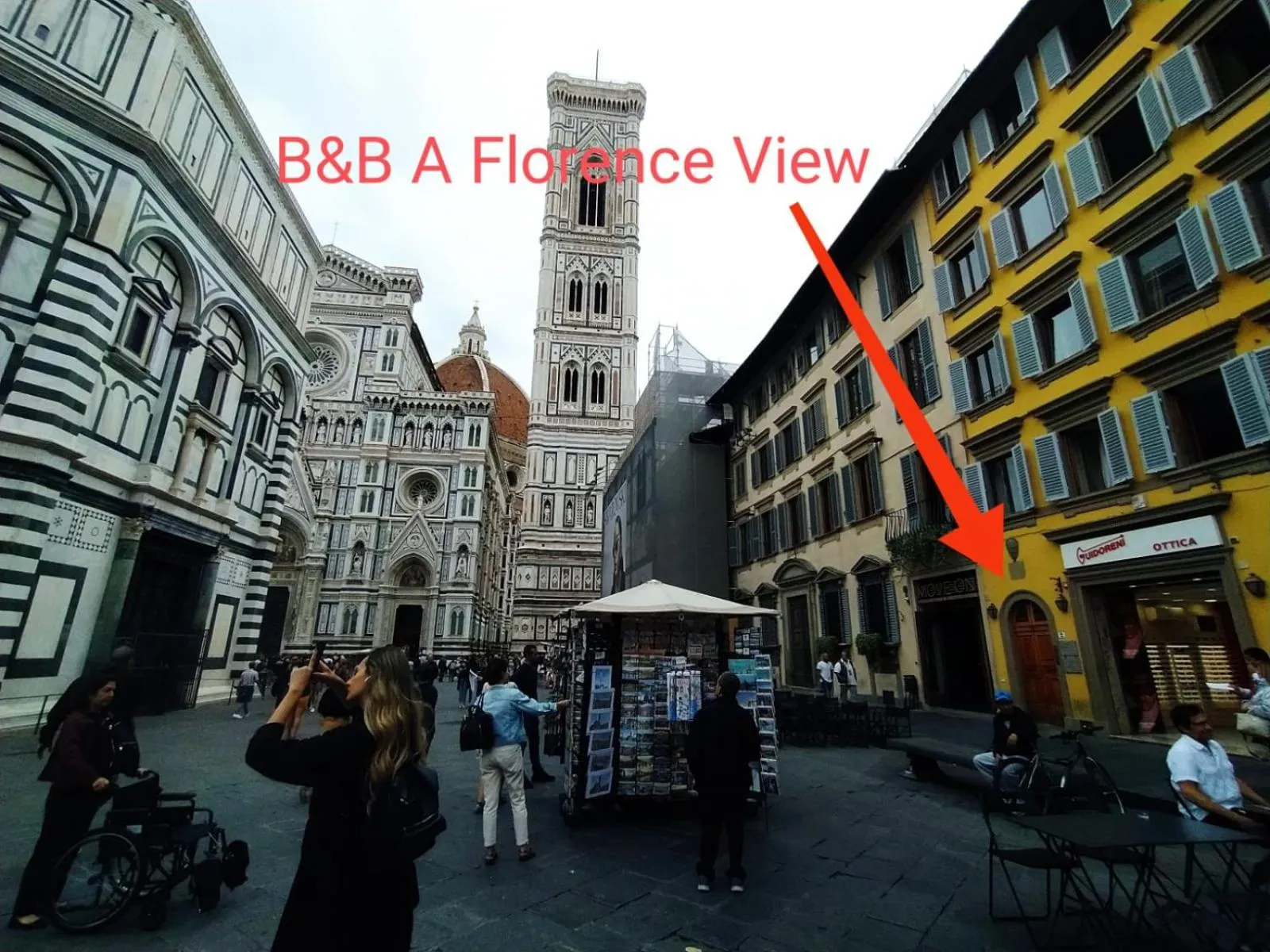 Street view in B&B A Florence View