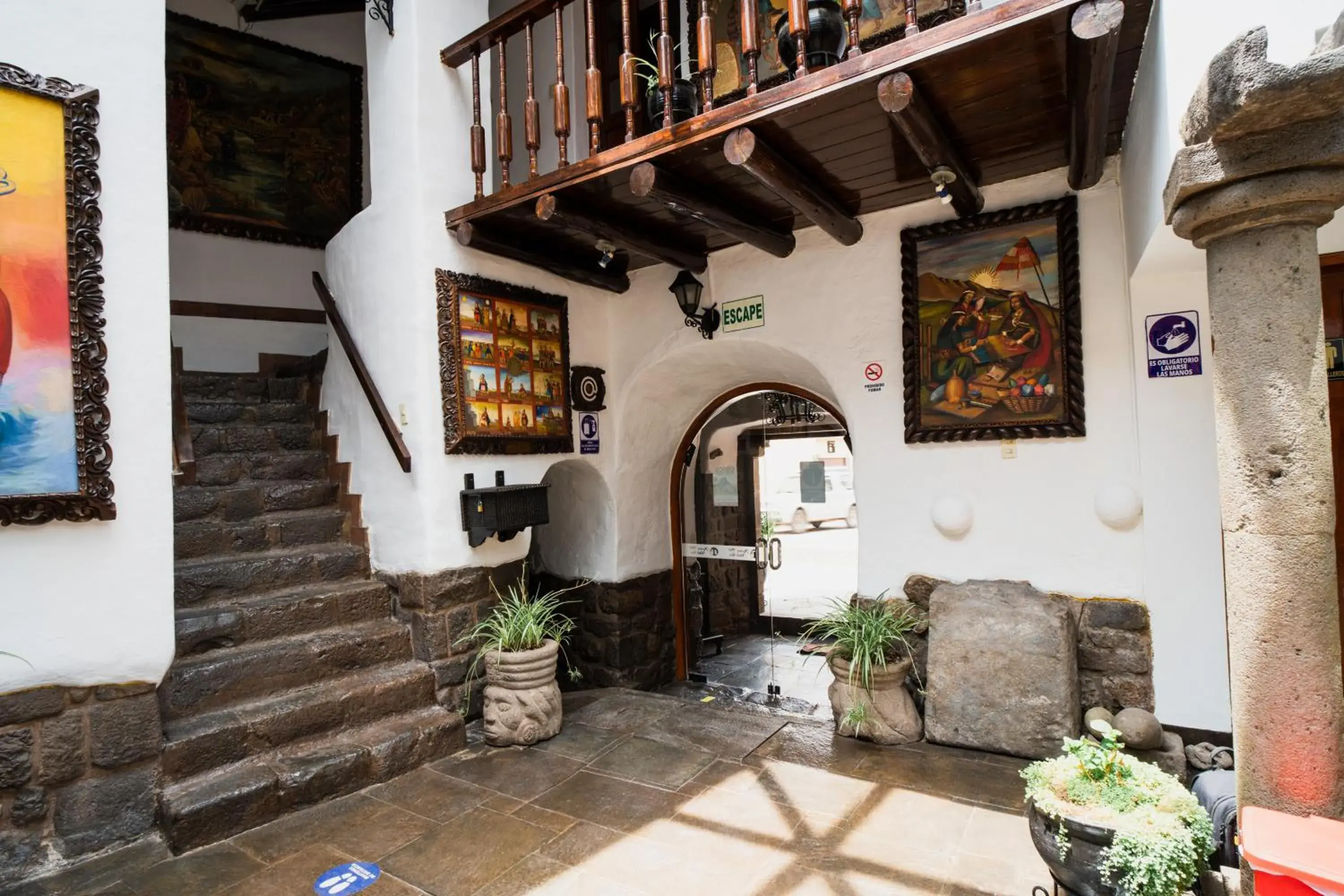 Property building in Munay Wasi Inn Property building in Munay Wasi Inn