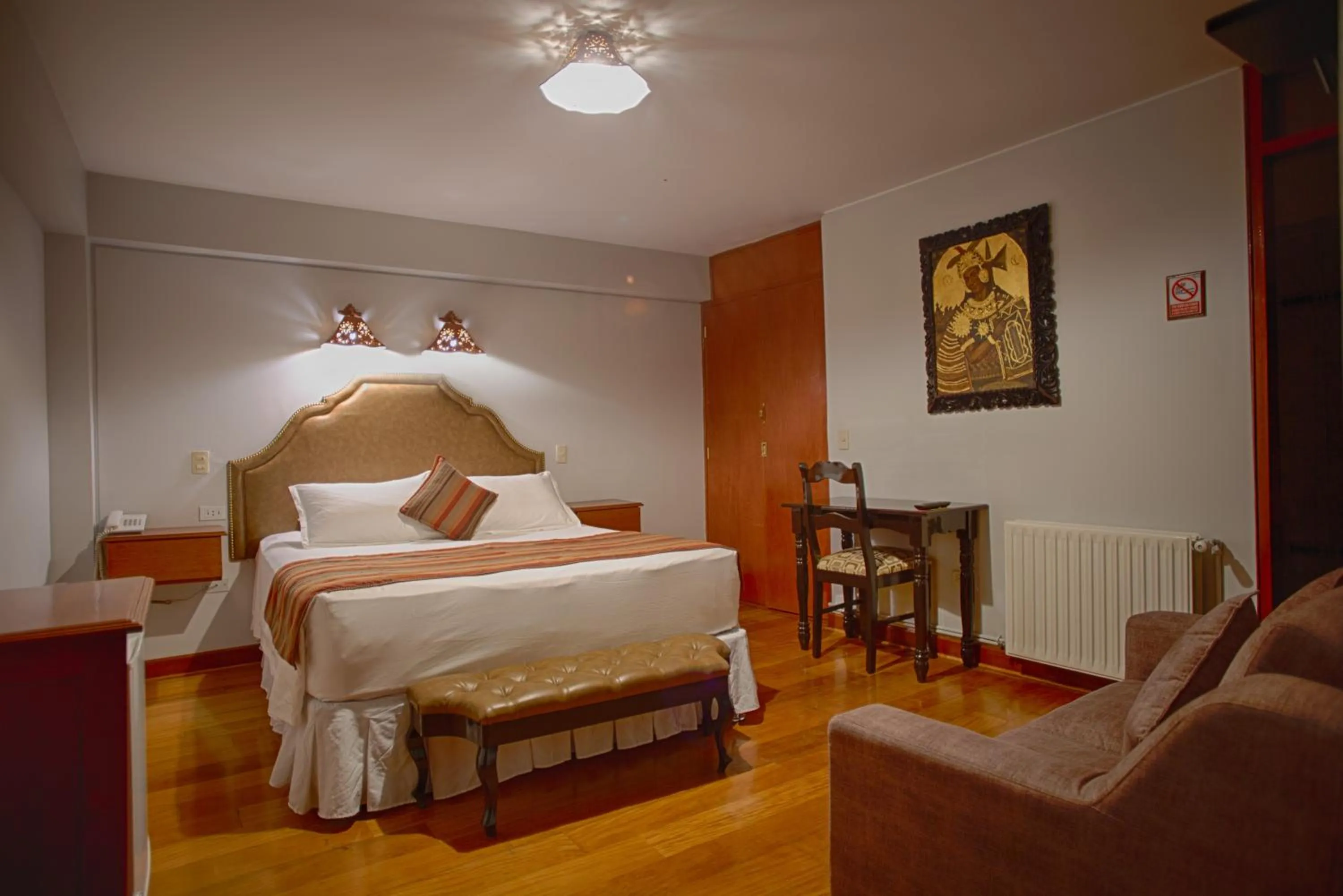 Bed in Munay Wasi Inn