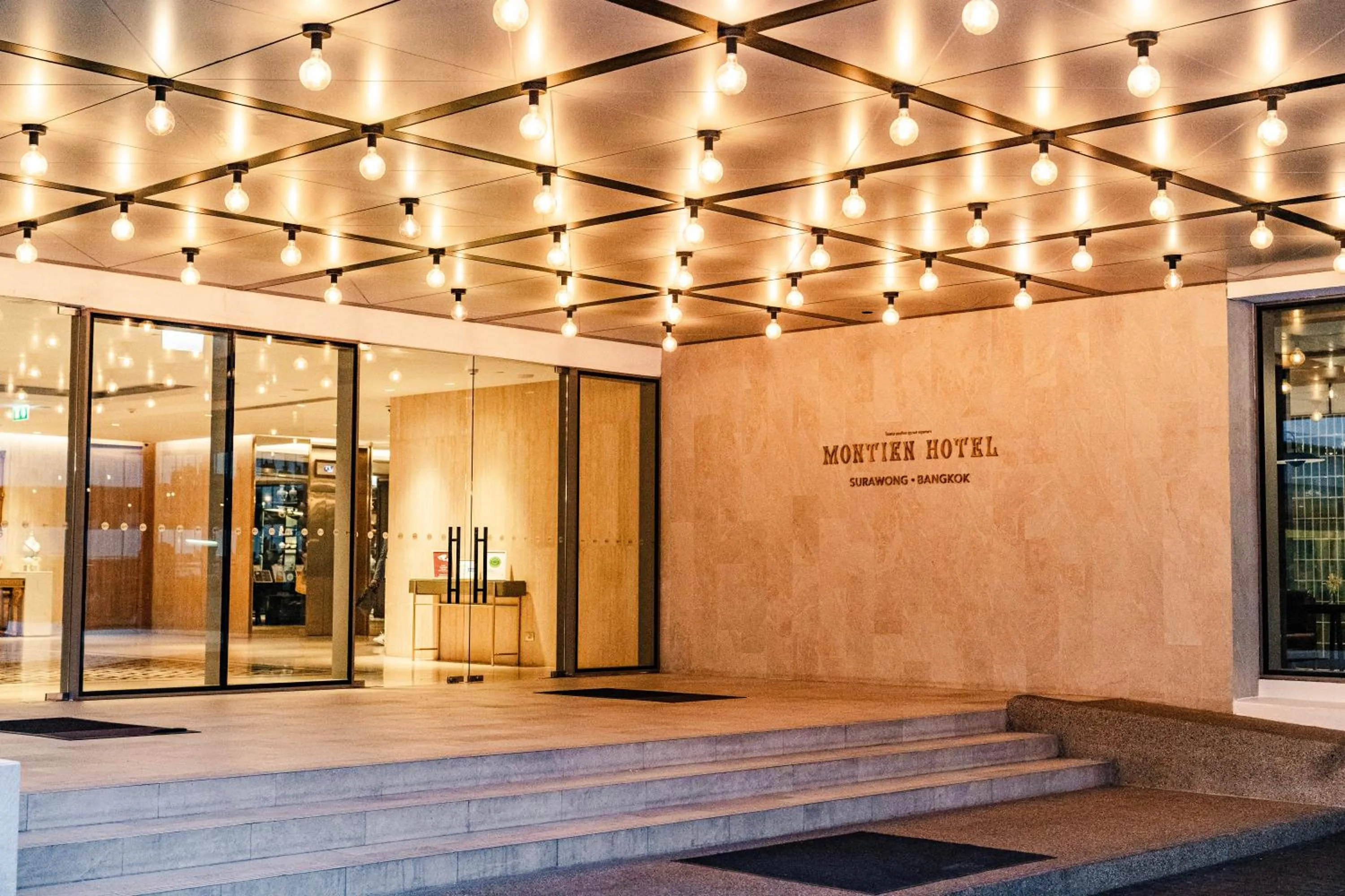 Facade/entrance in Montien Hotel Surawong Bangkok