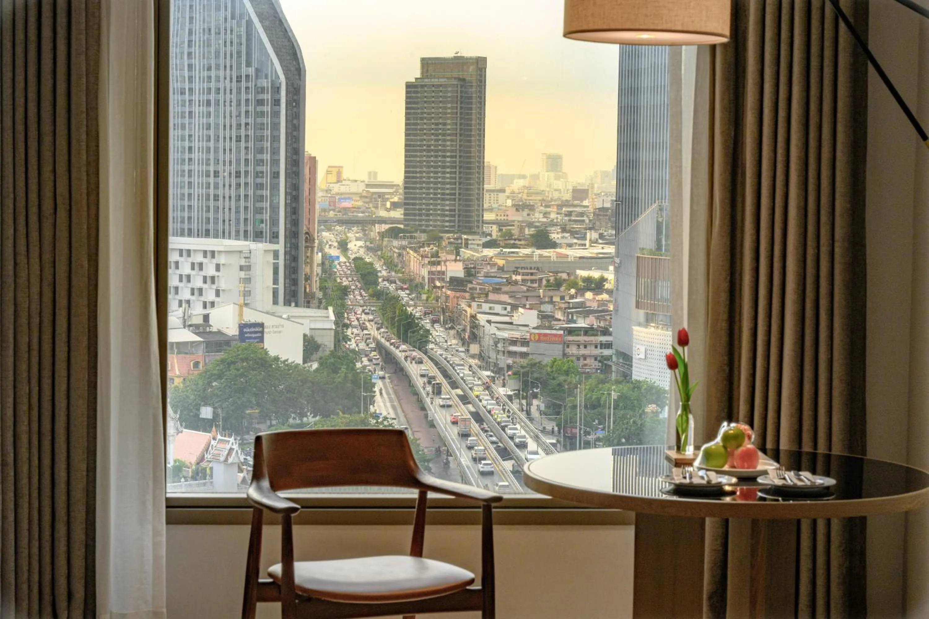 City view in Montien Hotel Surawong Bangkok