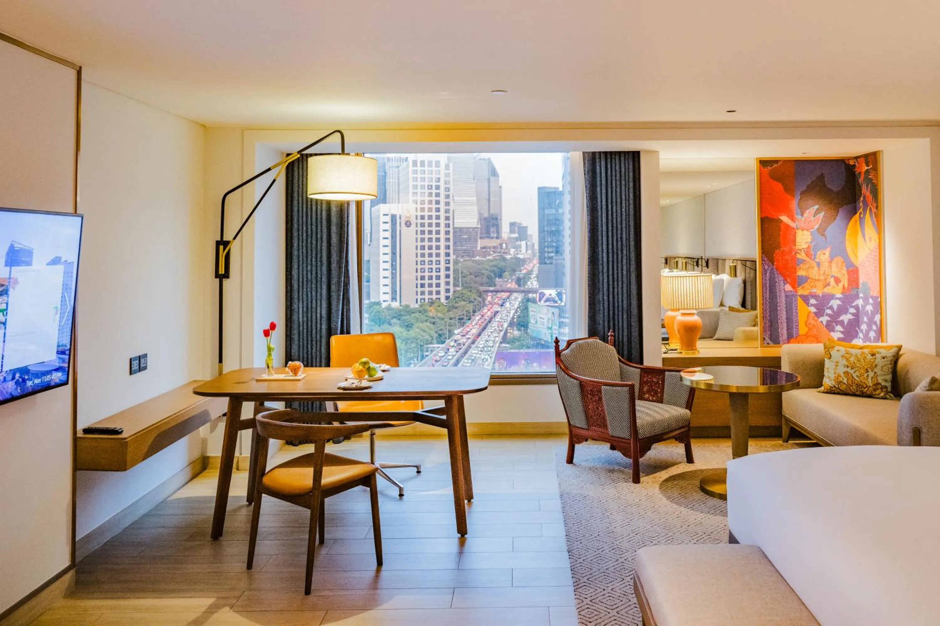 Living room in Montien Hotel Surawong Bangkok